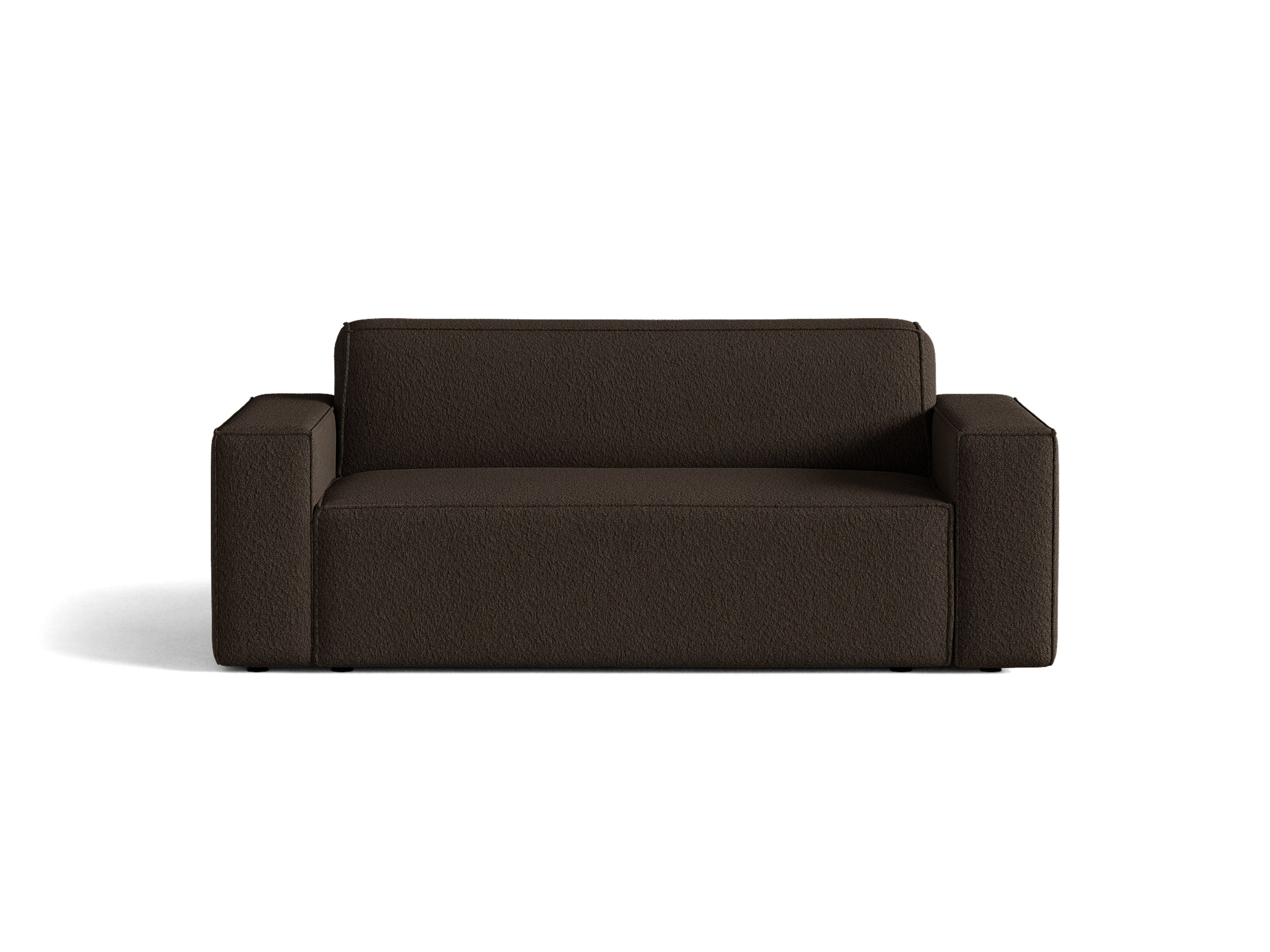Micadoni Jodie dvojmiestna pohovka 175 × 99 cm - Buklé Baloo (Bal2081) - Hnedá