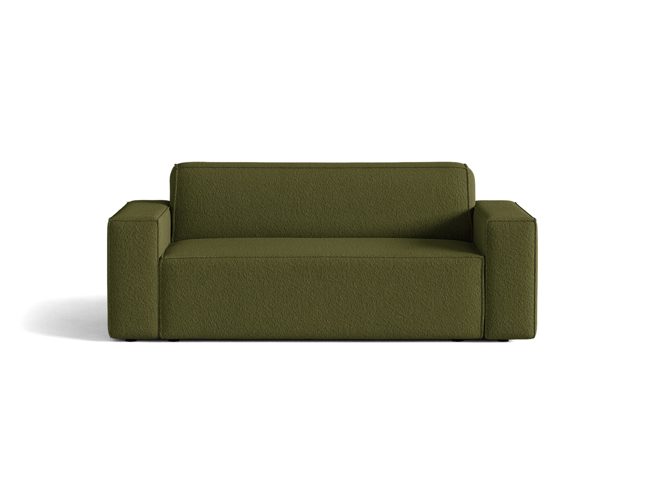 Micadoni Jodie dvojmiestna pohovka 175 × 99 cm - Buklé Baloo (Bal2090) - Tmavá olivovozelená