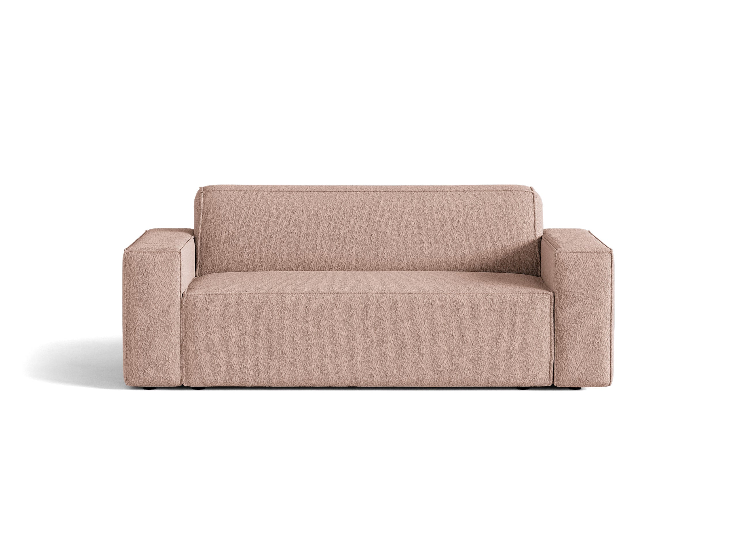Micadoni Jodie dvojmiestna pohovka 175 × 99 cm - Buklé Baloo (Bal2072) - Púdrová ružová