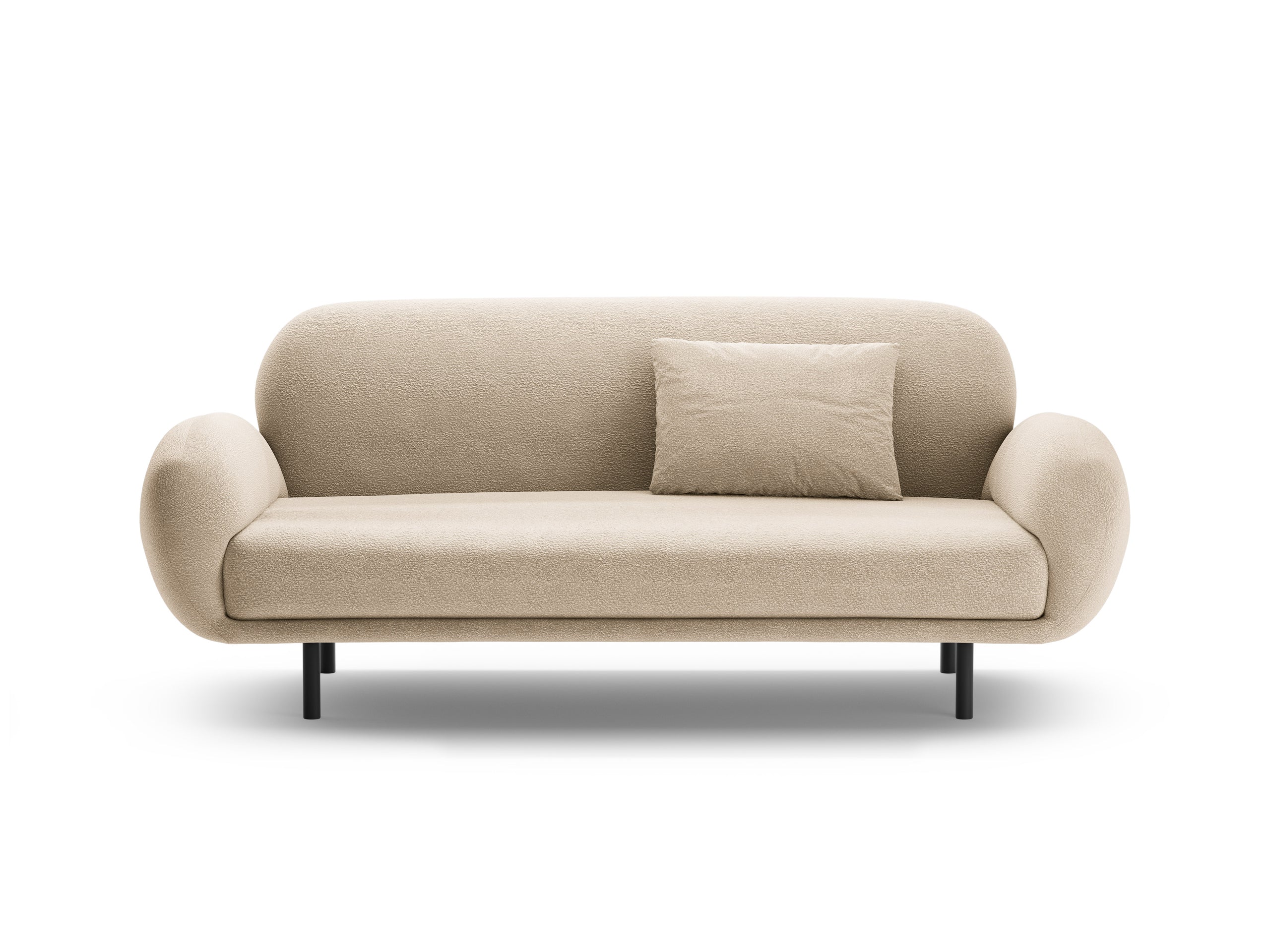 Micadoni Poppy 2,5-miestna pohovka 178 × 72 cm - Buklé Baloo (Bal2074) - Béžová