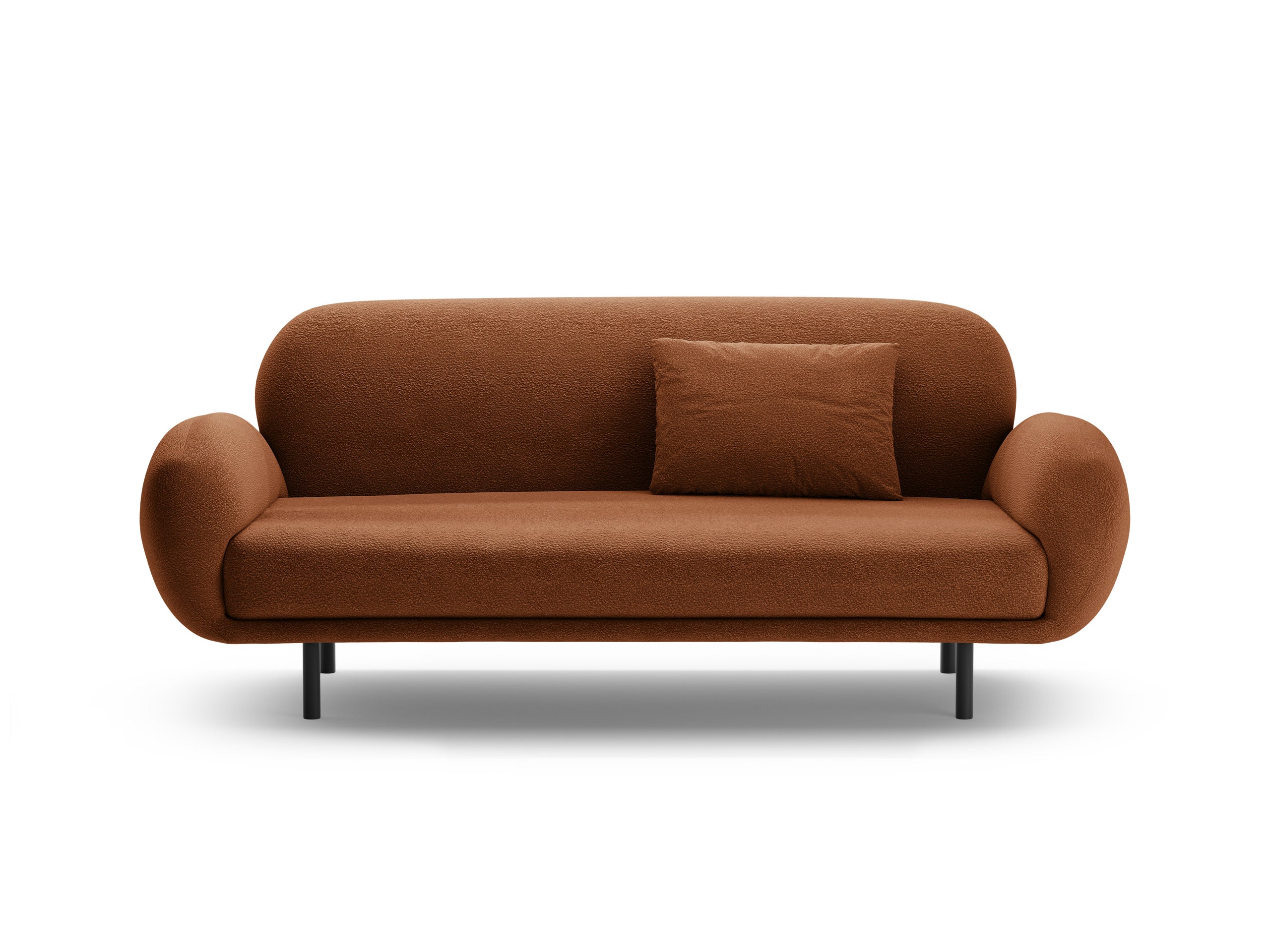 Micadoni Poppy 2,5-miestna pohovka 178 × 72 cm - Buklé Baloo (Bal2078) - Terakotová