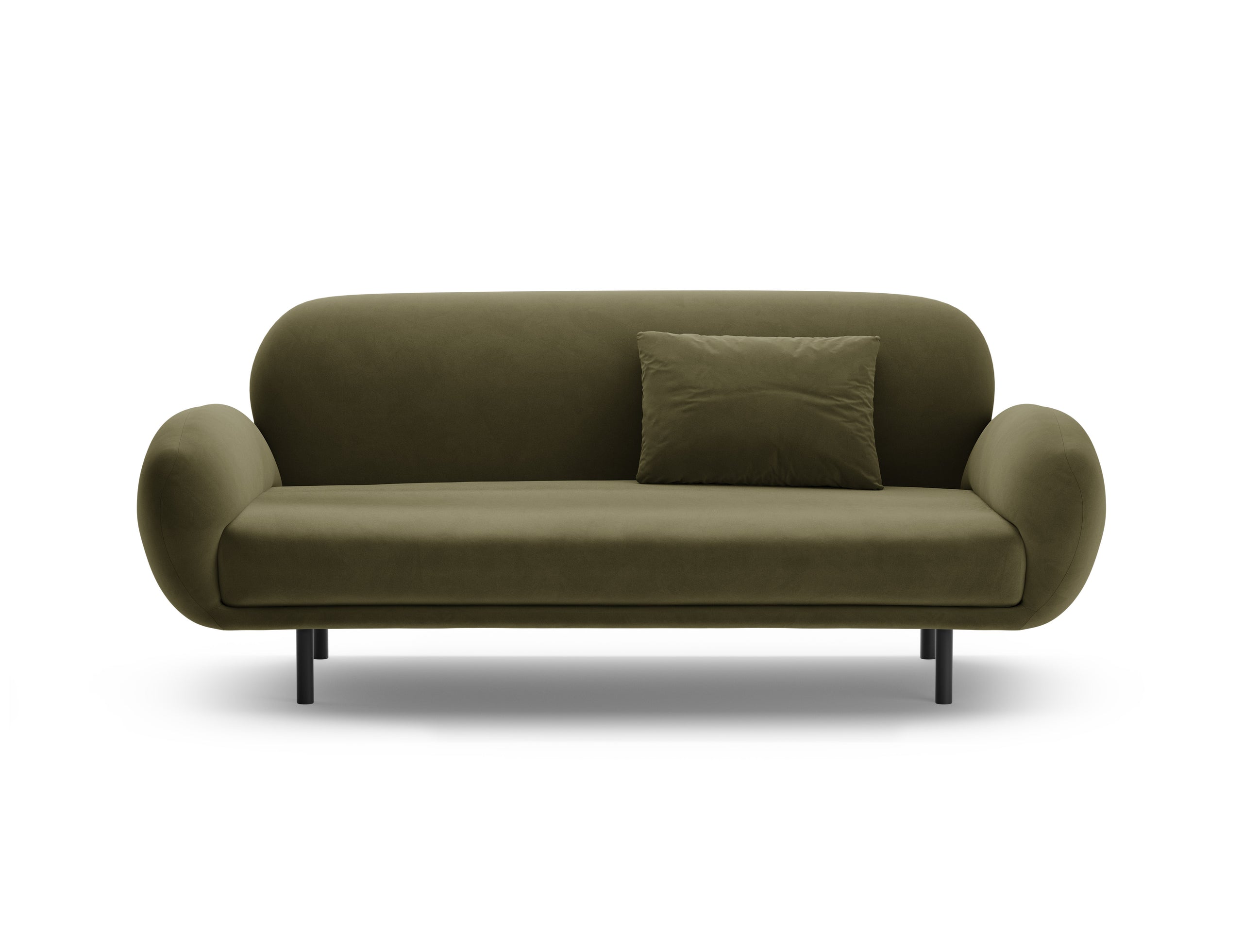 Micadoni Poppy 2,5-miestna pohovka 178 × 72 cm - Zamat Casino (Casfor) - Svetlozelená