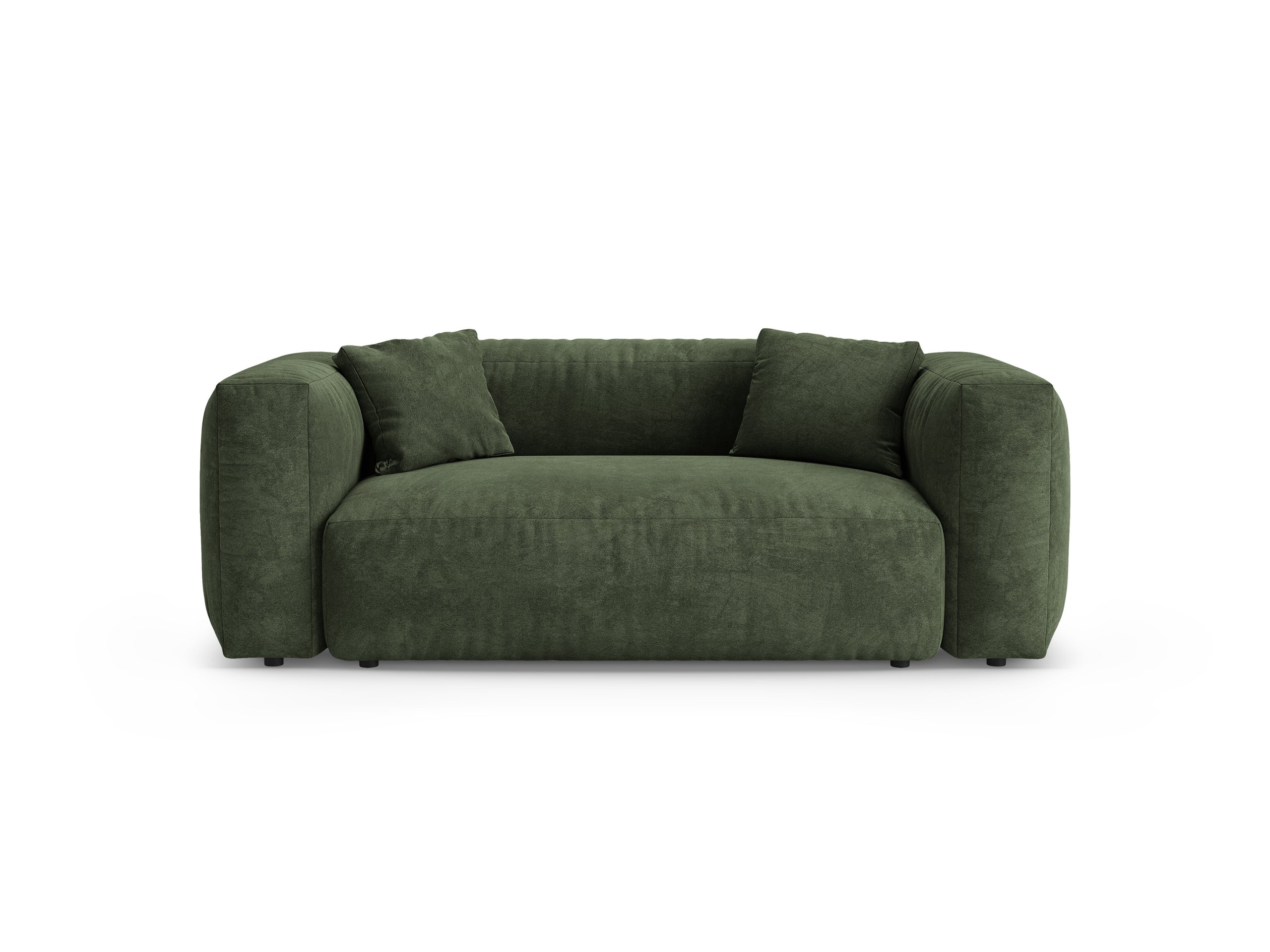 Micadoni Martina dvojmiestna pohovka 200 × 106 cm - Zamat Vogue (Vog11) - Zelená