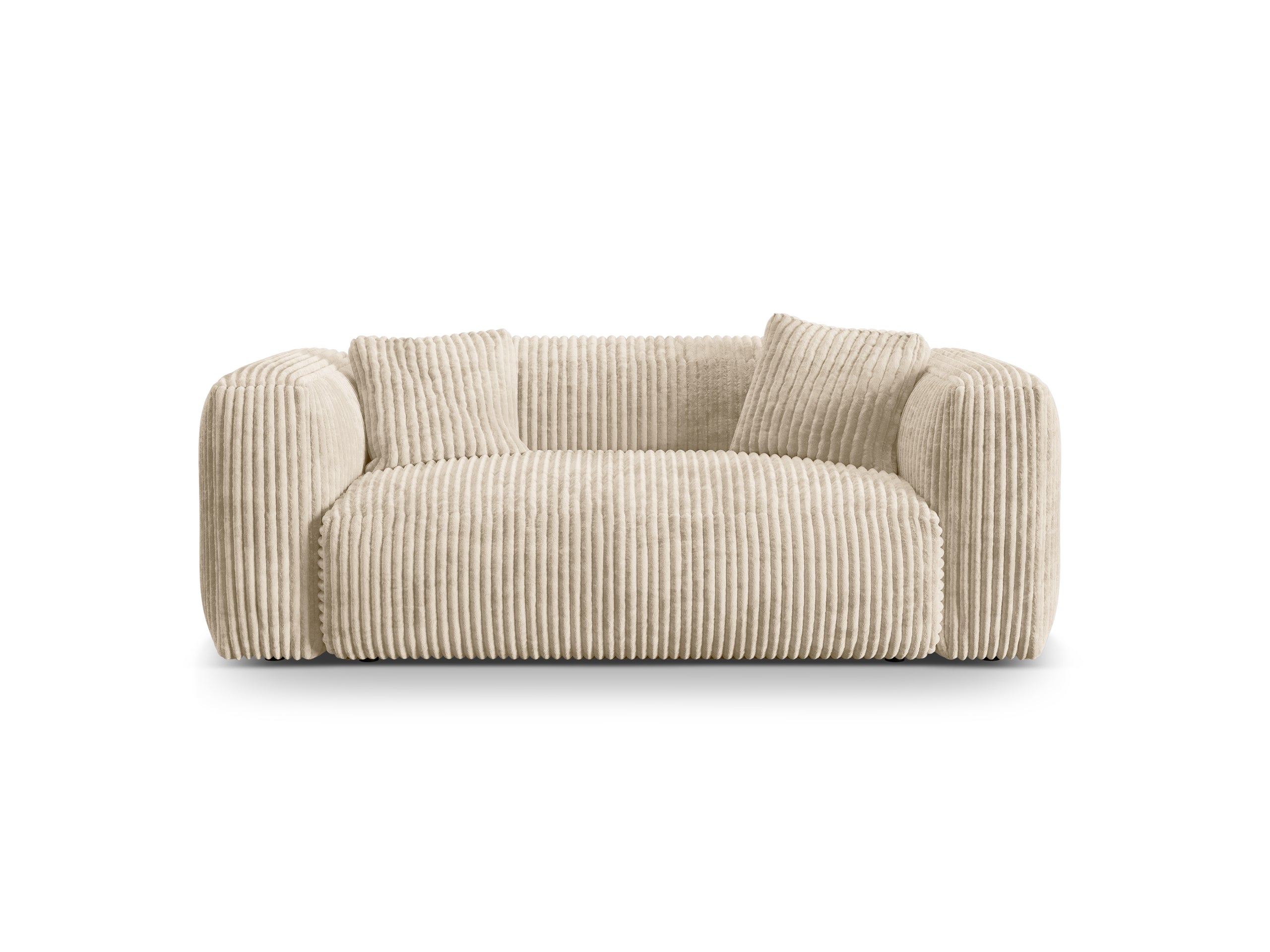 Micadoni Martina dvojmiestna pohovka 200 × 106 cm - Menčester Tilia (Til03) - Svetlobéžová