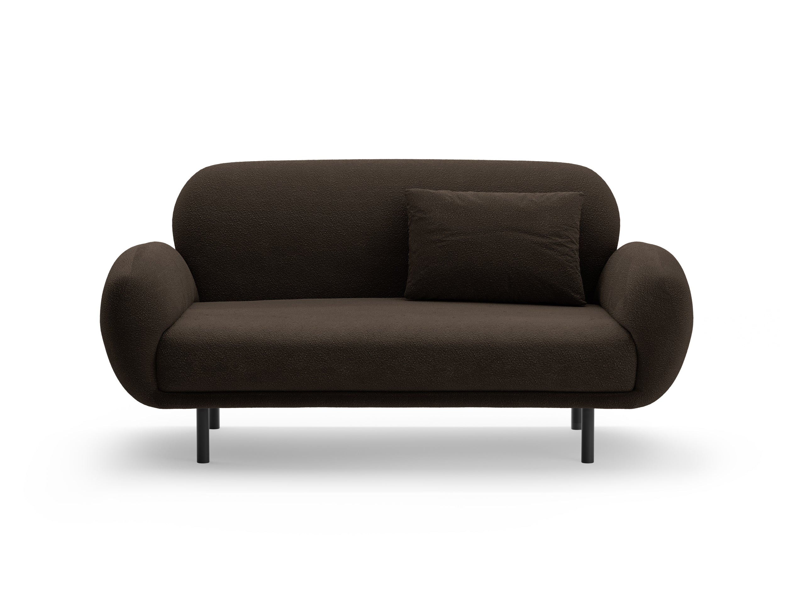 Micadoni Poppy dvojmiestna pohovka 148 × 72 cm - Buklé Baloo (Bal2081) - Hnedá