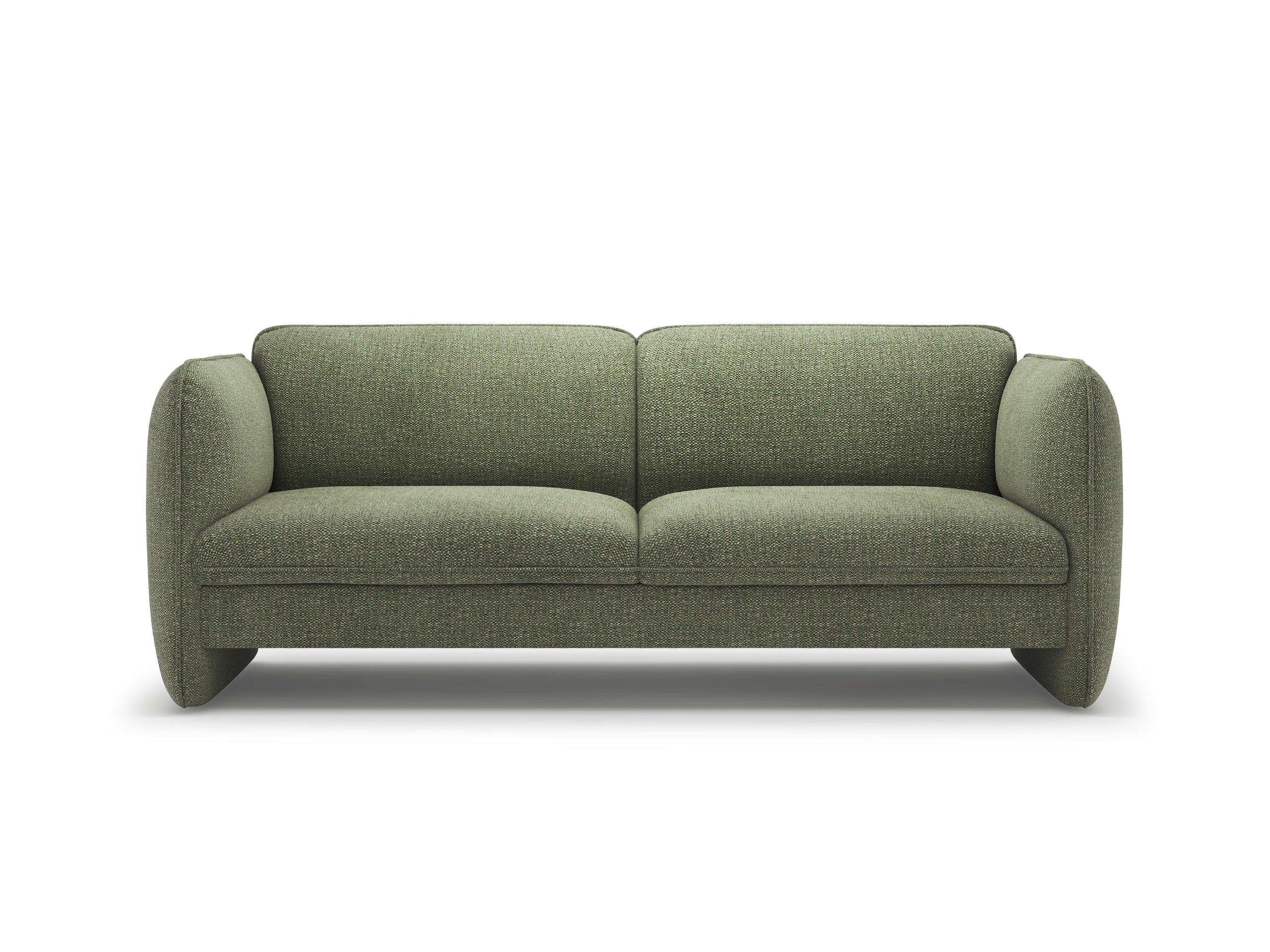Micadoni Georgia trojmiestna pohovka 204 × 90 cm - Ženilka SILENCIO (Sil34) - Zelená