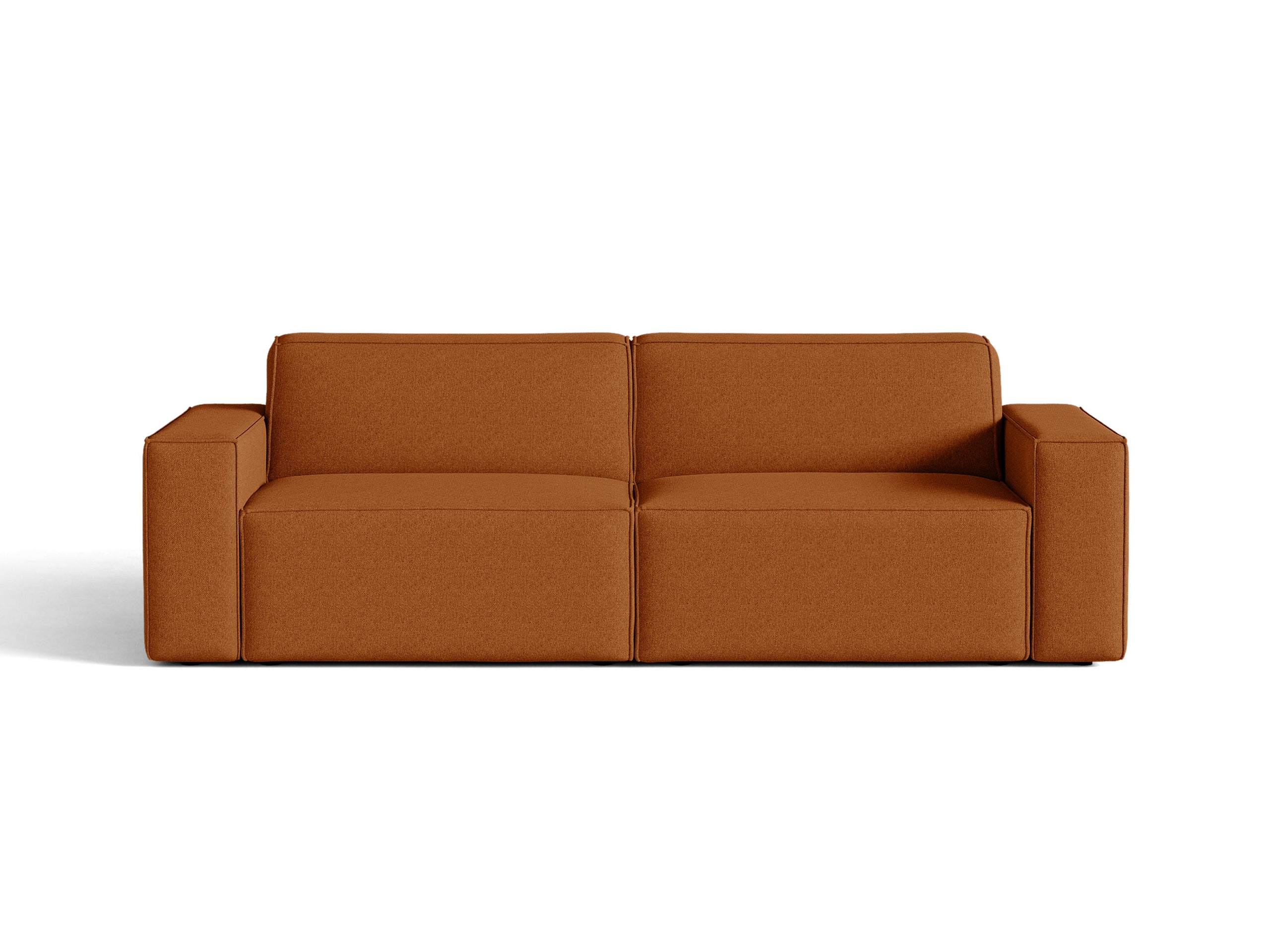 Micadoni Jodie trojmiestna pohovka 204 × 99 cm - Štrukturovaná látka Megan (Meg357) - Terakotová