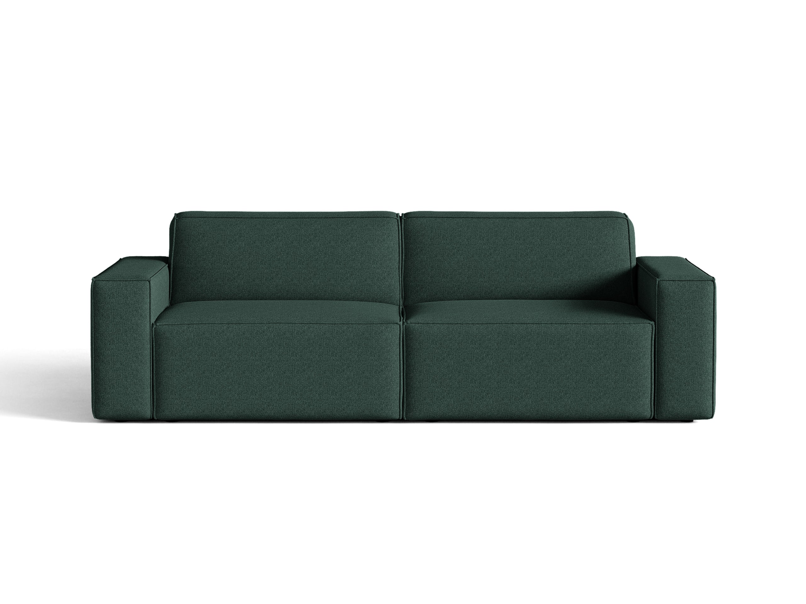Micadoni Jodie trojmiestna pohovka 204 × 99 cm - Štrukturovaná látka Megan (Meg359) - Zelená