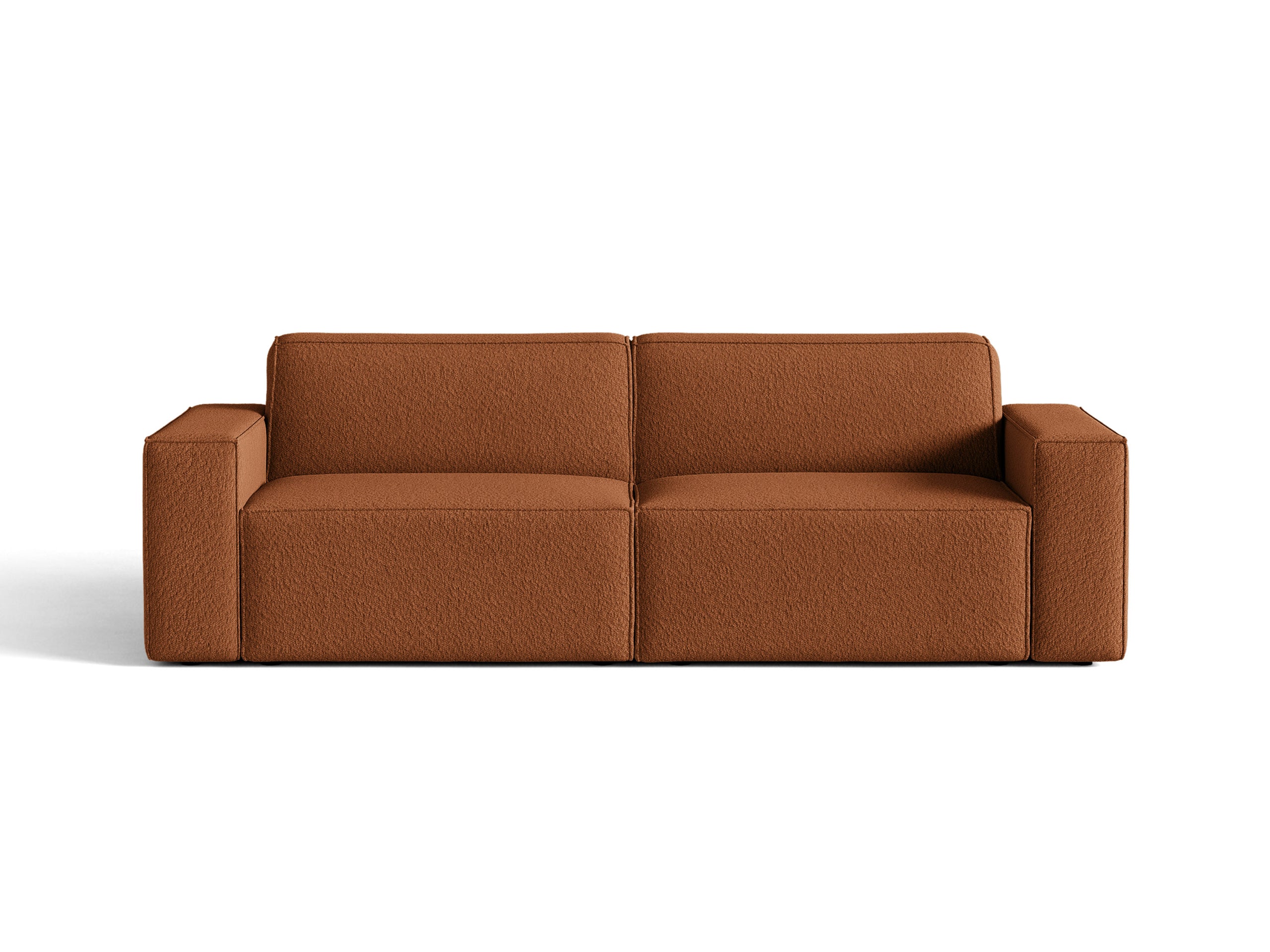 Micadoni Jodie trojmiestna pohovka 204 × 99 cm - Buklé Baloo (Bal2078) - Terakotová