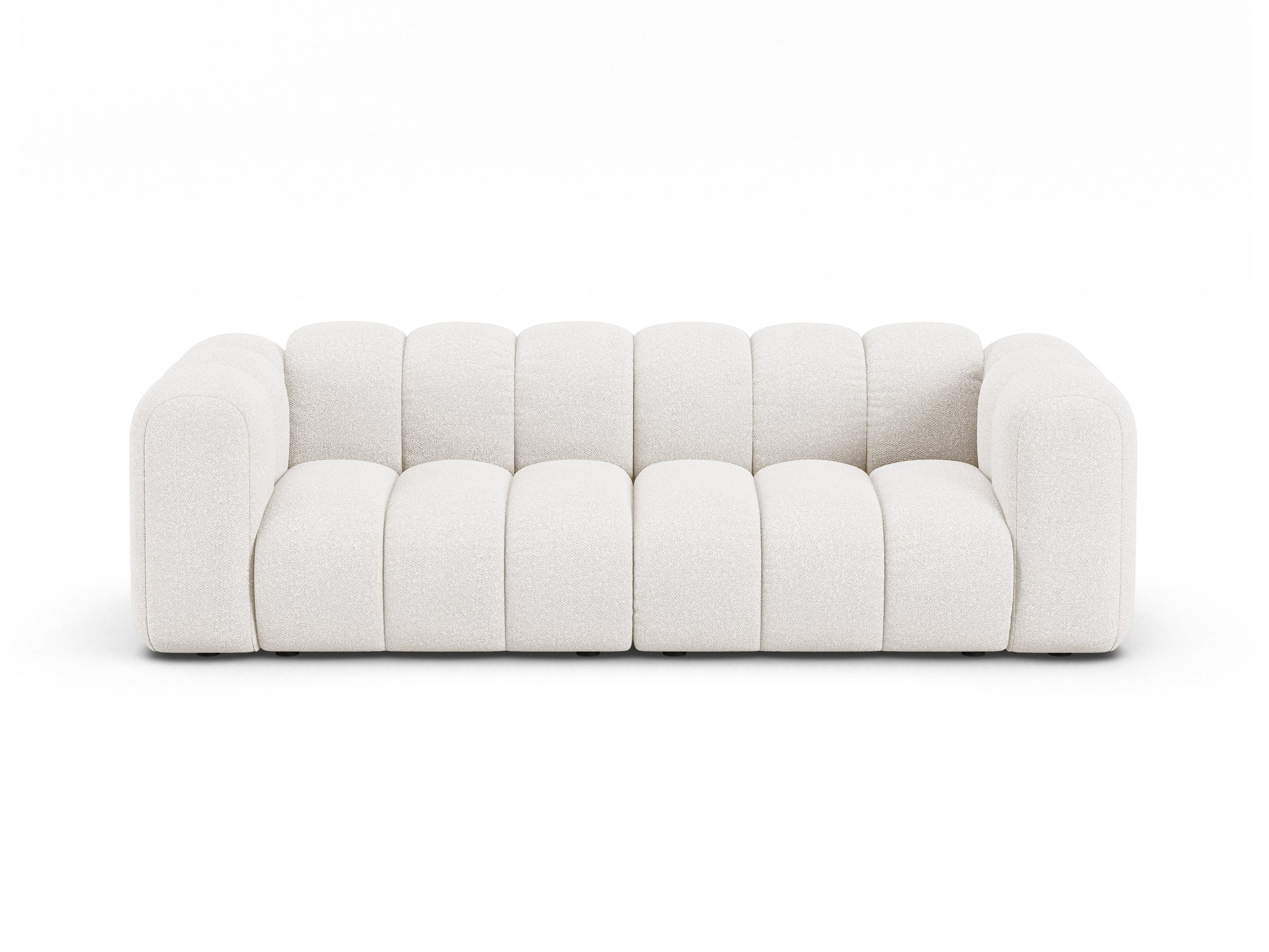 Micadoni Lupine trojmiestna pohovka 230 × 95 cm - Buklé Baloo (Bal2073) - Biela