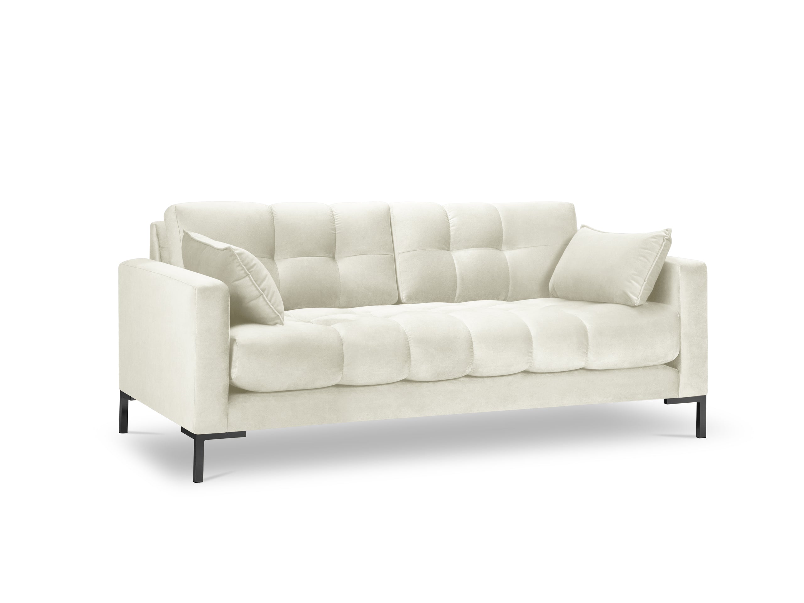 Micadoni Mamaia trojmiestna pohovka 177 × 96 cm - Zamat Bluvel (Blu22) - Svetlobéžová