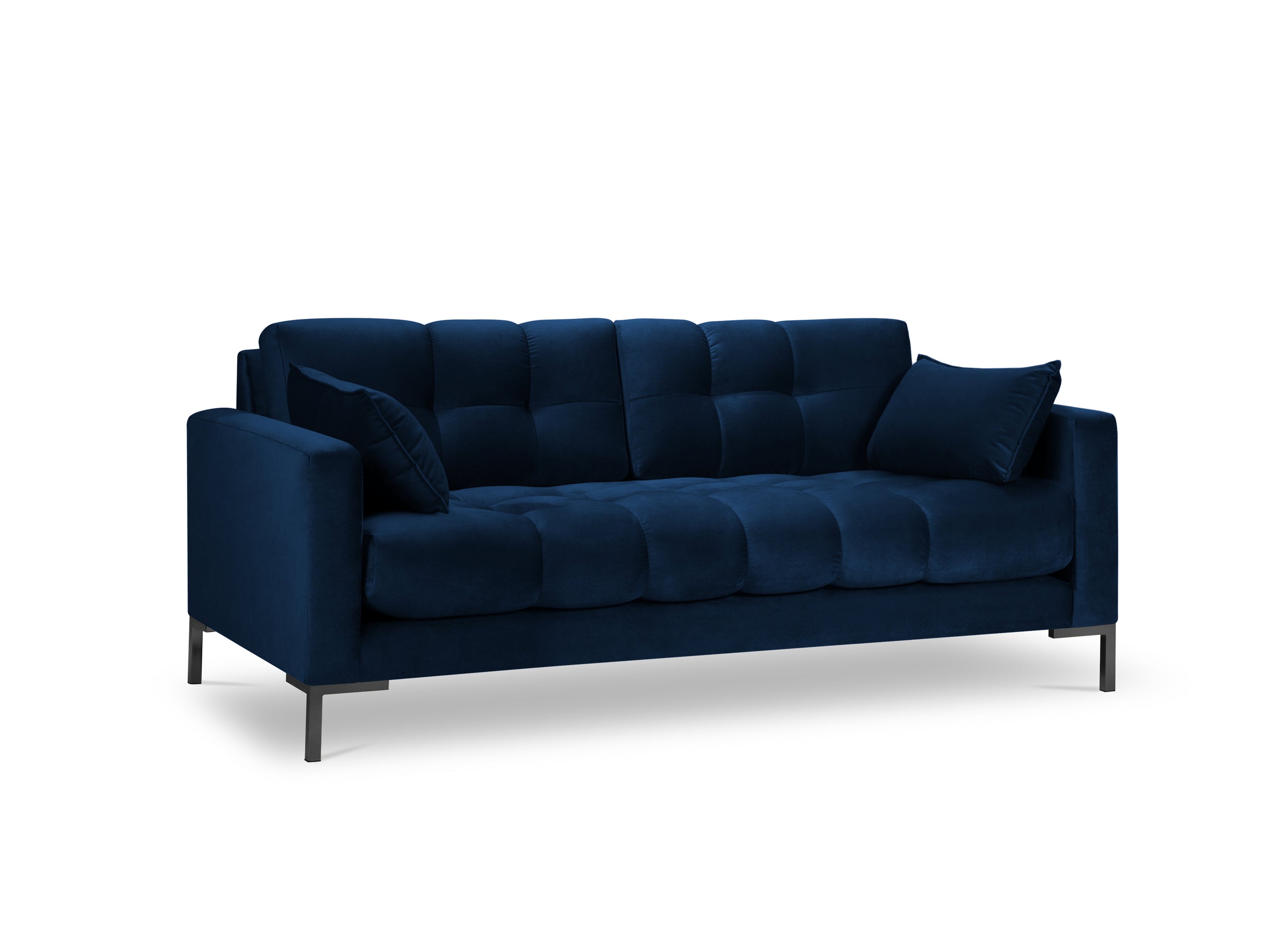 Micadoni Mamaia trojmiestna pohovka 177 × 96 cm - Zamat Bluvel (Blu86) - Kráľovská modrá