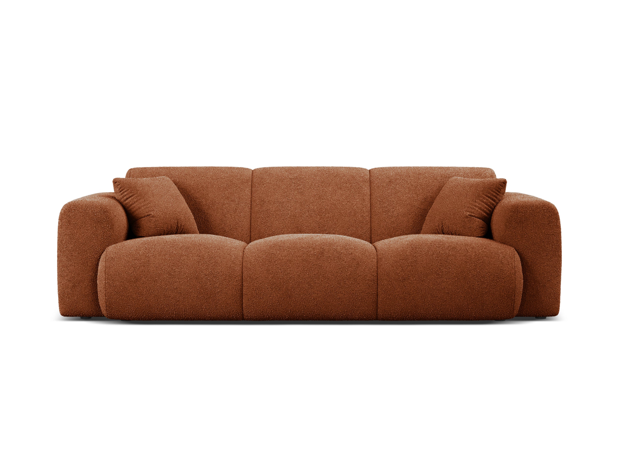 Micadoni Molino trojmiestna pohovka 235 × 100 cm - Buklé Baloo (Bal2078) - Terakotová