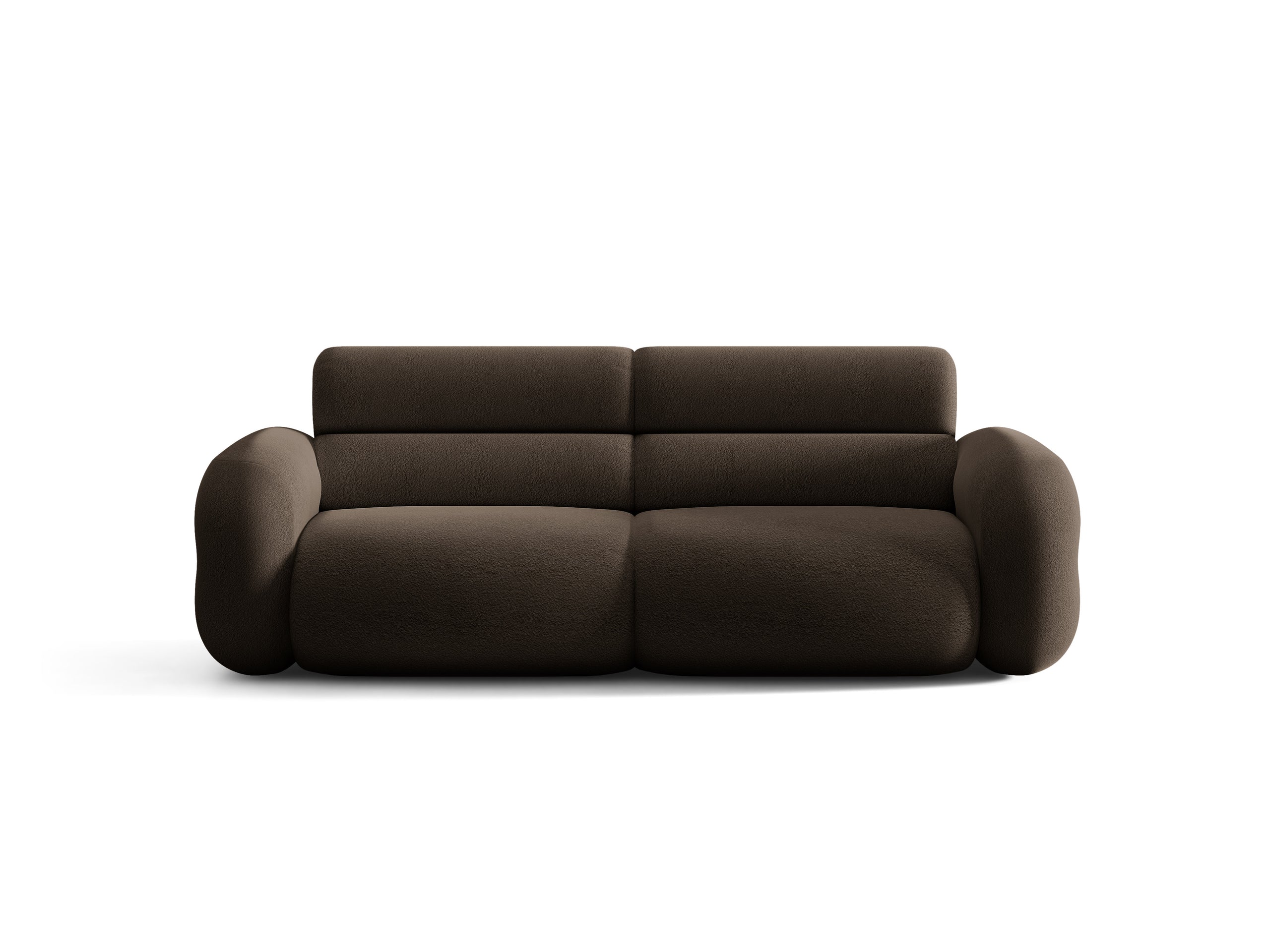 Micadoni Neo trojmiestna pohovka 220 × 100 cm - Buklé Baloo (Bal2081) - Hnedá