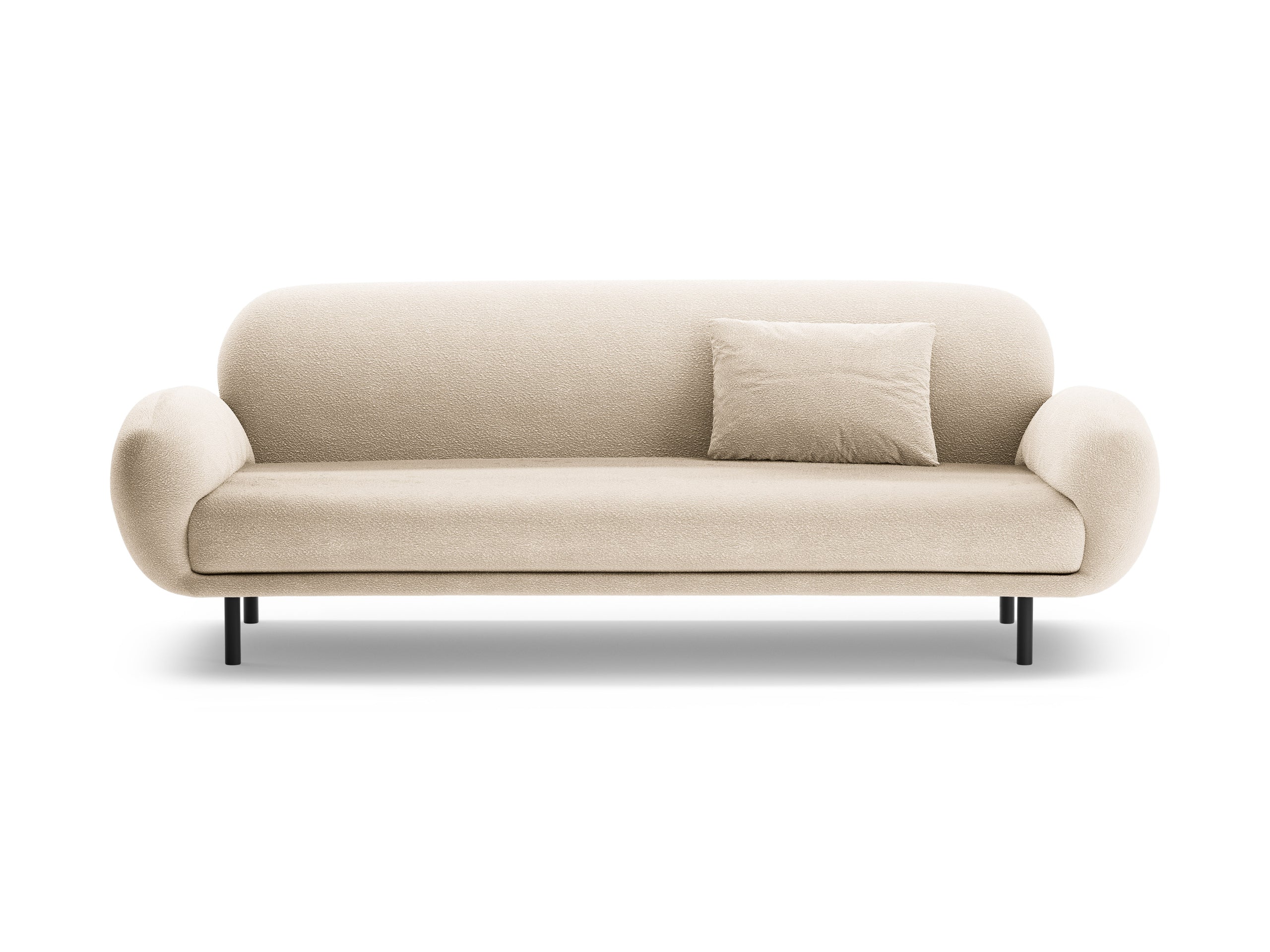 Micadoni Poppy trojmiestna pohovka 208 × 72 cm - Buklé Baloo (Bal2074) - Béžová
