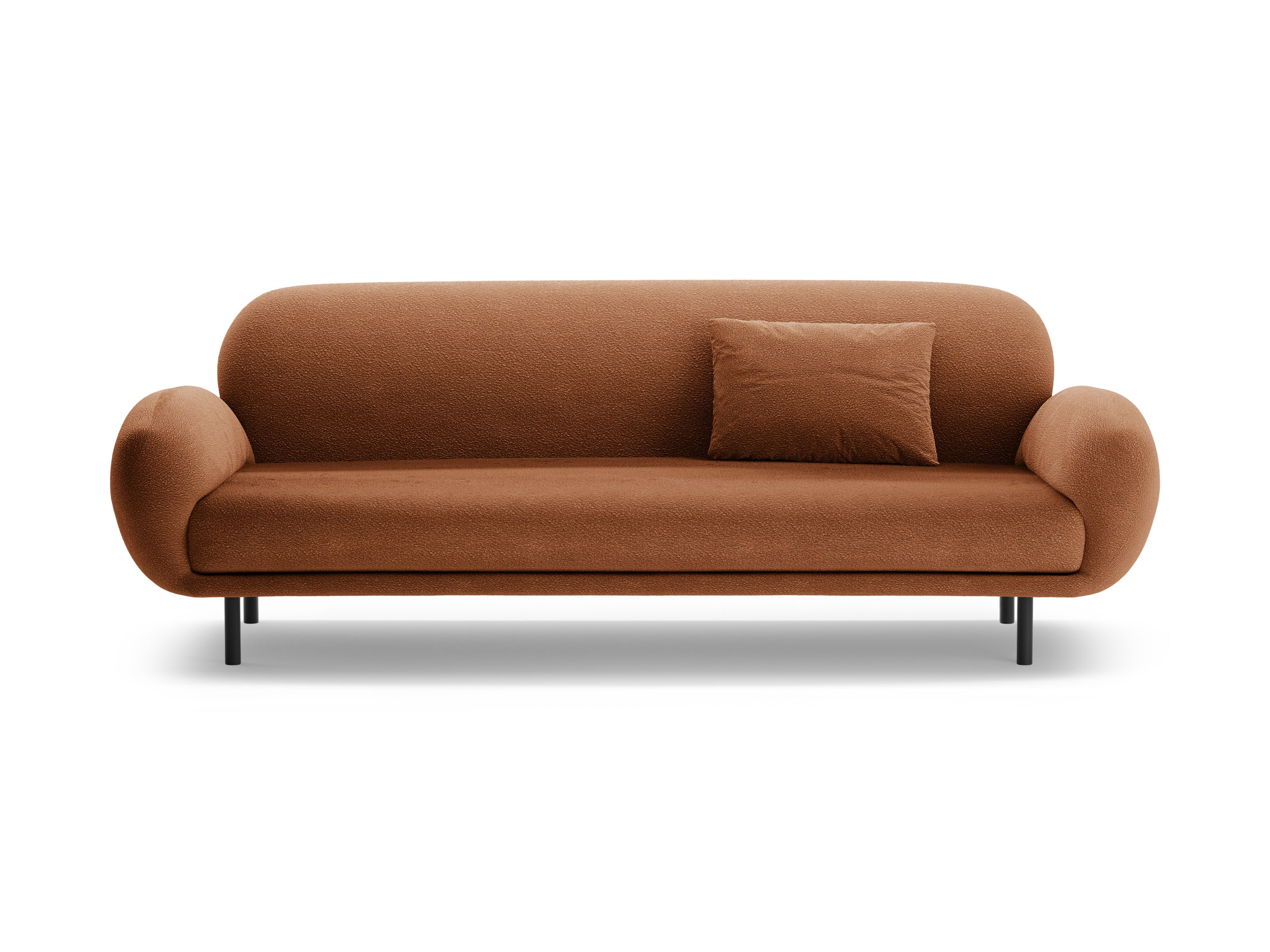 Micadoni Poppy trojmiestna pohovka 208 × 72 cm - Buklé Baloo (Bal2078) - Terakotová