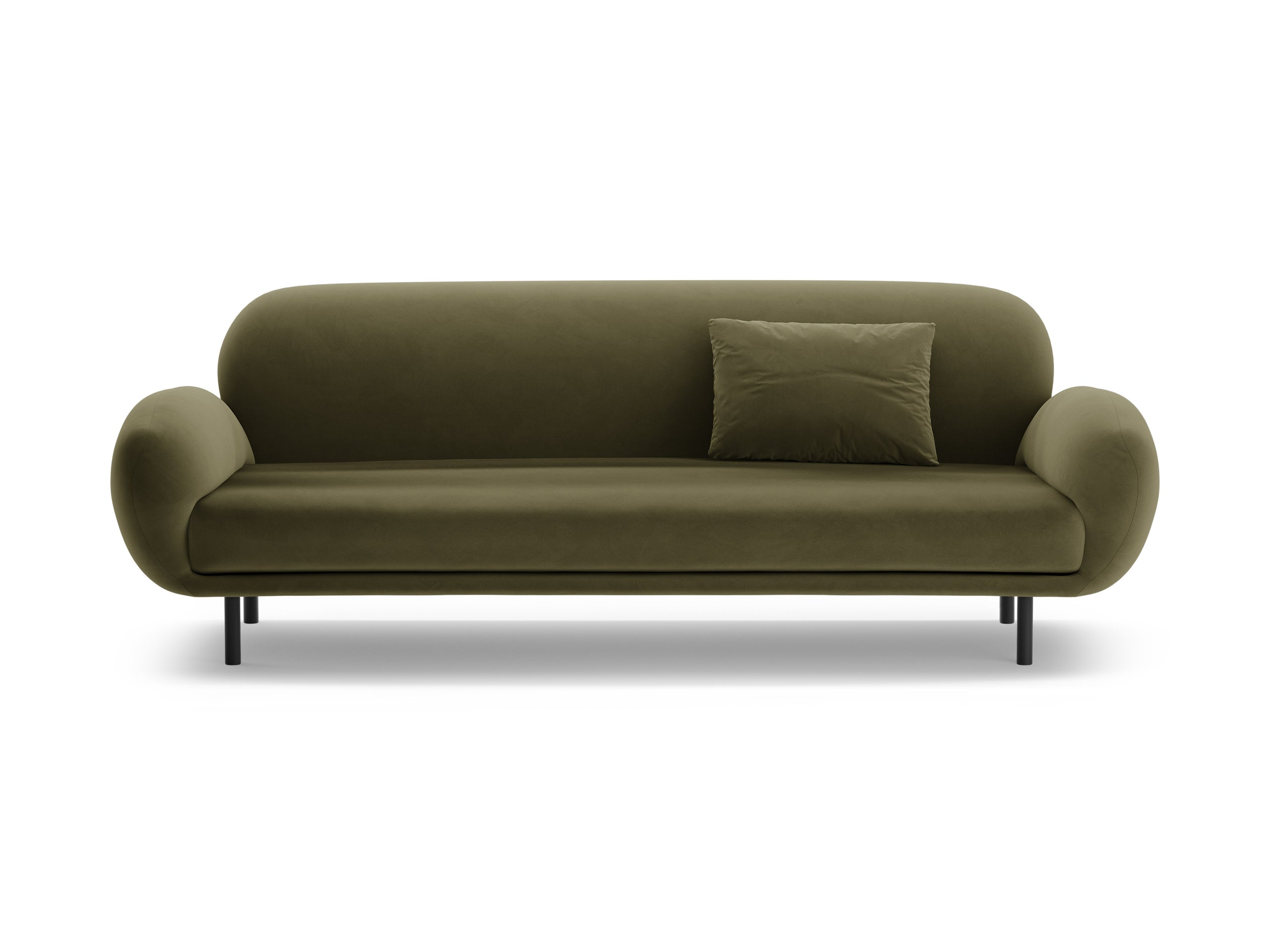 Micadoni Poppy trojmiestna pohovka 208 × 72 cm - Zamat Casino (Casfor) - Svetlozelená