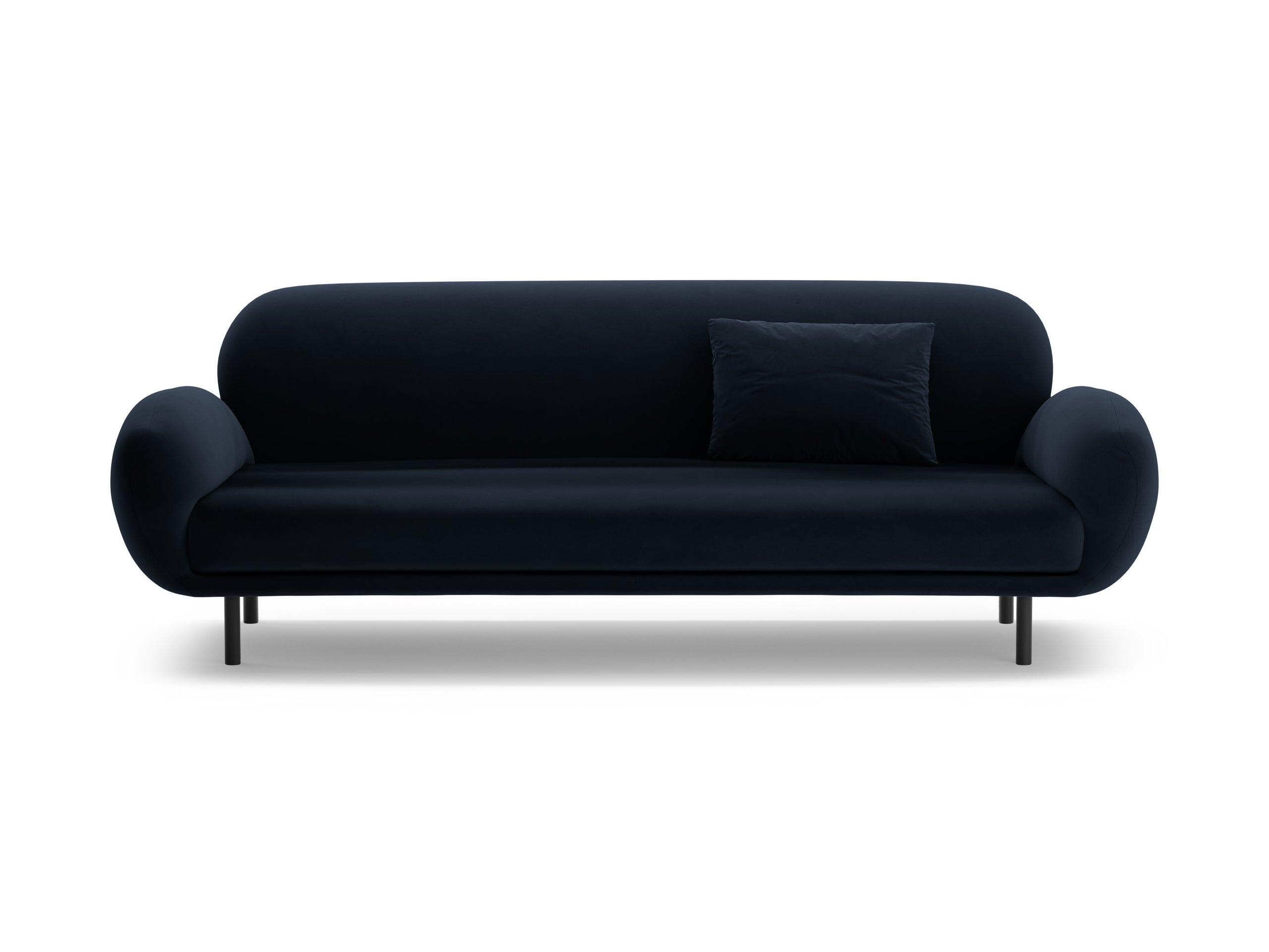 Micadoni Poppy trojmiestna pohovka 208 × 72 cm - Zamat Casino (Casdebl) - Kráľovská modrá