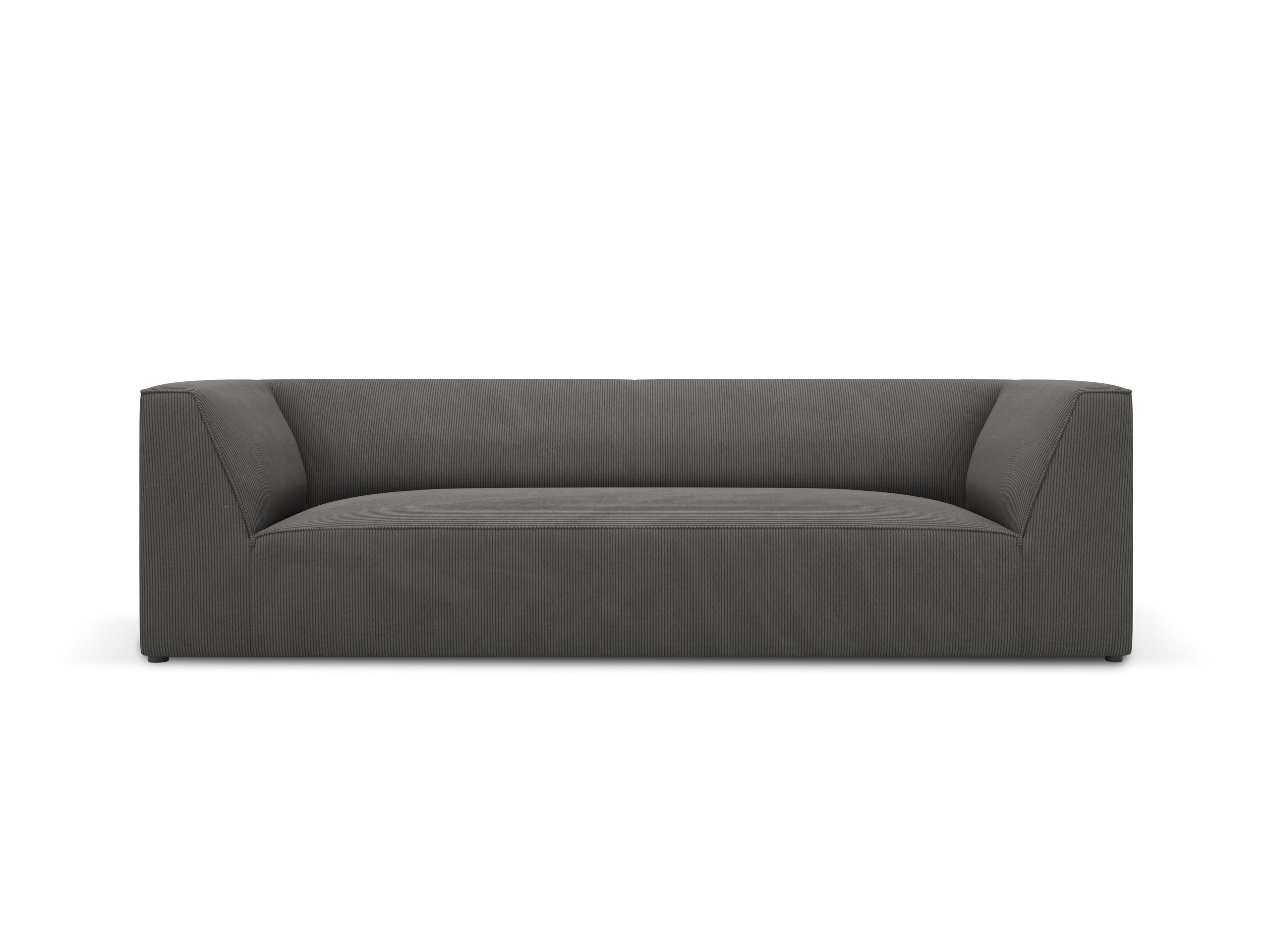 Micadoni Ruby trojmiestna pohovka 232 × 93 cm - Menčester Scala (Scaant) - Tmavosivá