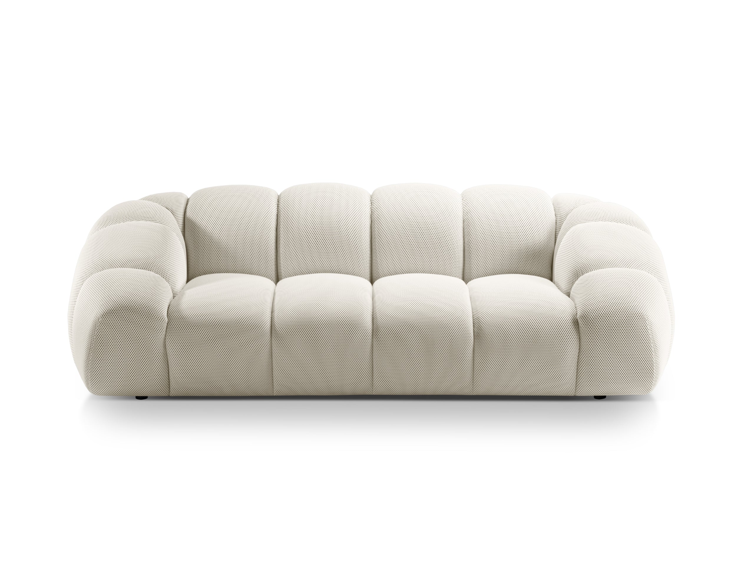 Micadoni Diana trojmiestna pohovka 234 × 114 cm - 3D látka Sonic (Son23) - Svetlobéžová