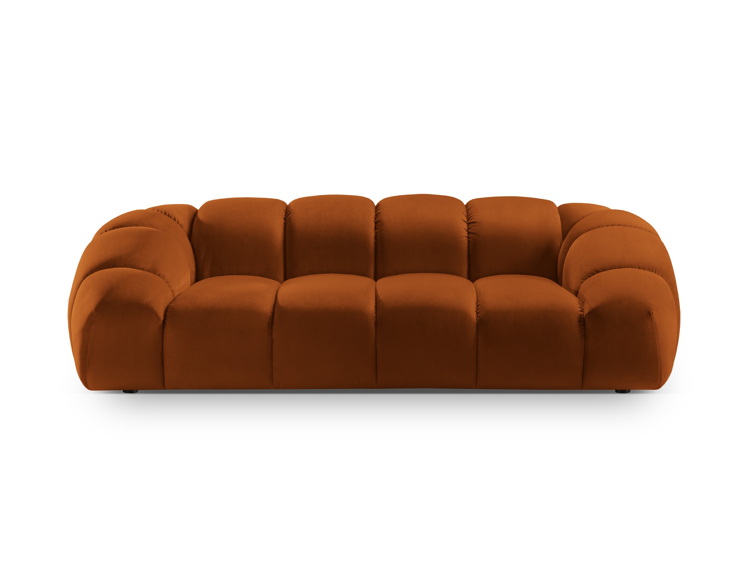 Micadoni Diana trojmiestna pohovka 234 × 114 cm - Zamat Salvador (Sal14) - Terakotová