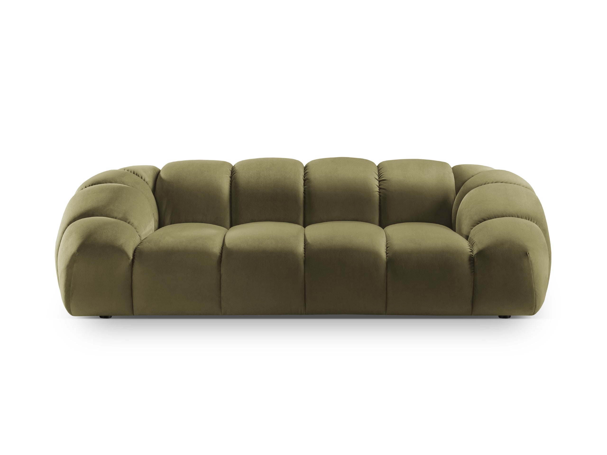 Micadoni Diana trojmiestna pohovka 234 × 114 cm - Zamat Salvador (Sal08) - Zelená