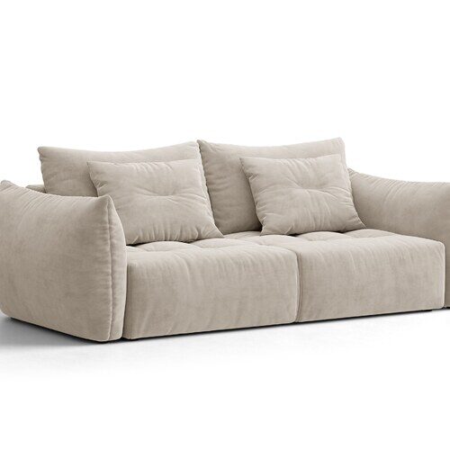 Micadoni Bloom rozkladacia trojmiestna pohovka 250 × 108 cm - Materiál nôh: plast