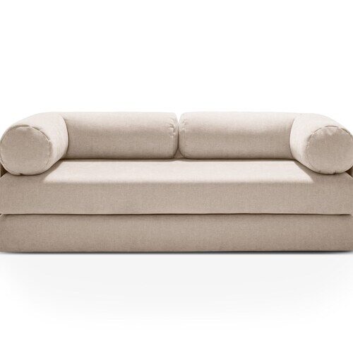 Micadoni Dreamy rozkladacia trojmiestna pohovka 206 × 95 cm - Materiál nôh: kov
