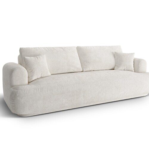 Micadoni Ella rozkladacia trojmiestna pohovka 253 × 108 cm - Materiál nôh: plast