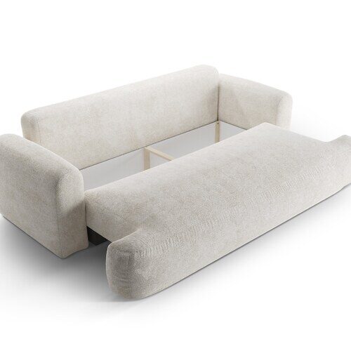 Micadoni Ella rozkladacia trojmiestna pohovka 253 × 108 cm - Výška sedu: 42 cm