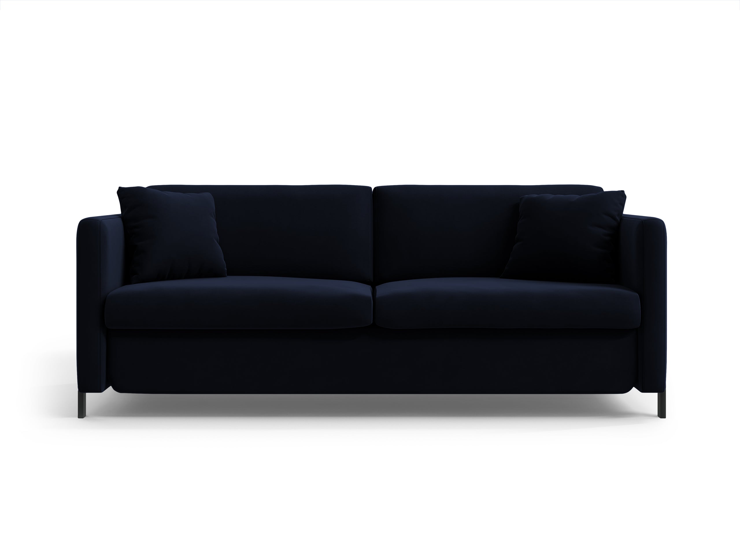 Micadoni Gloria rozkladacia trojmiestna pohovka 206 × 102 cm - Zamat Salvador (Sal05) - Kráľovská modrá - Variant 102x88x206