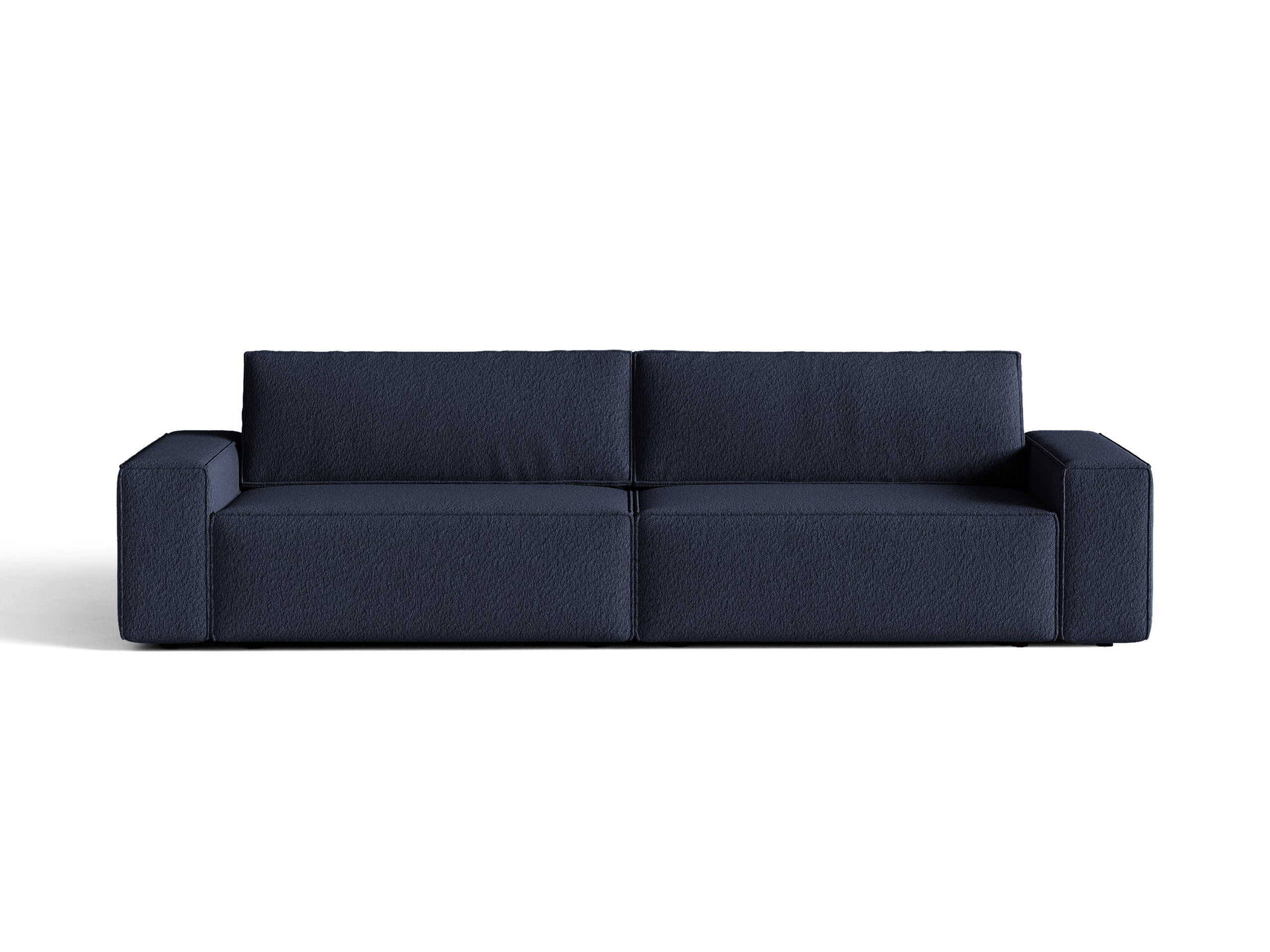 Micadoni Jodie rozkladacia trojmiestna pohovka 247 × 107 cm - Buklé Baloo (Bal2088) - Tmavomodrá