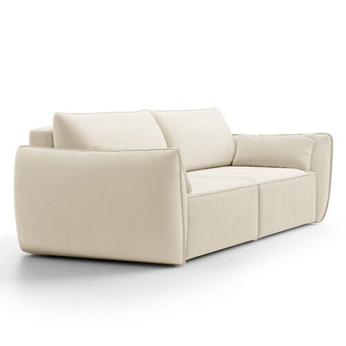 Micadoni Kaelle rozkladacia trojmiestna pohovka 244 × 103 cm - Výška sedu: 40 cm