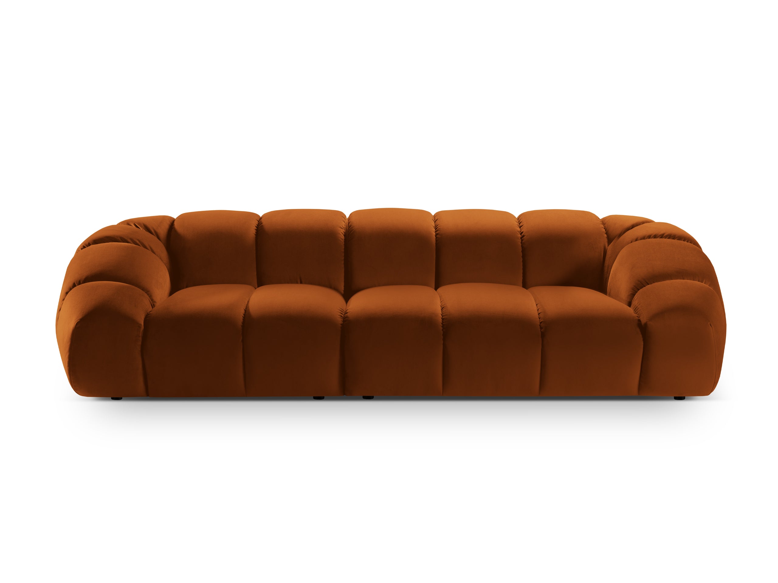 Micadoni Diana viacmiestna pohovka 294 × 114 cm - Zamat Salvador (Sal14) - Terakotová