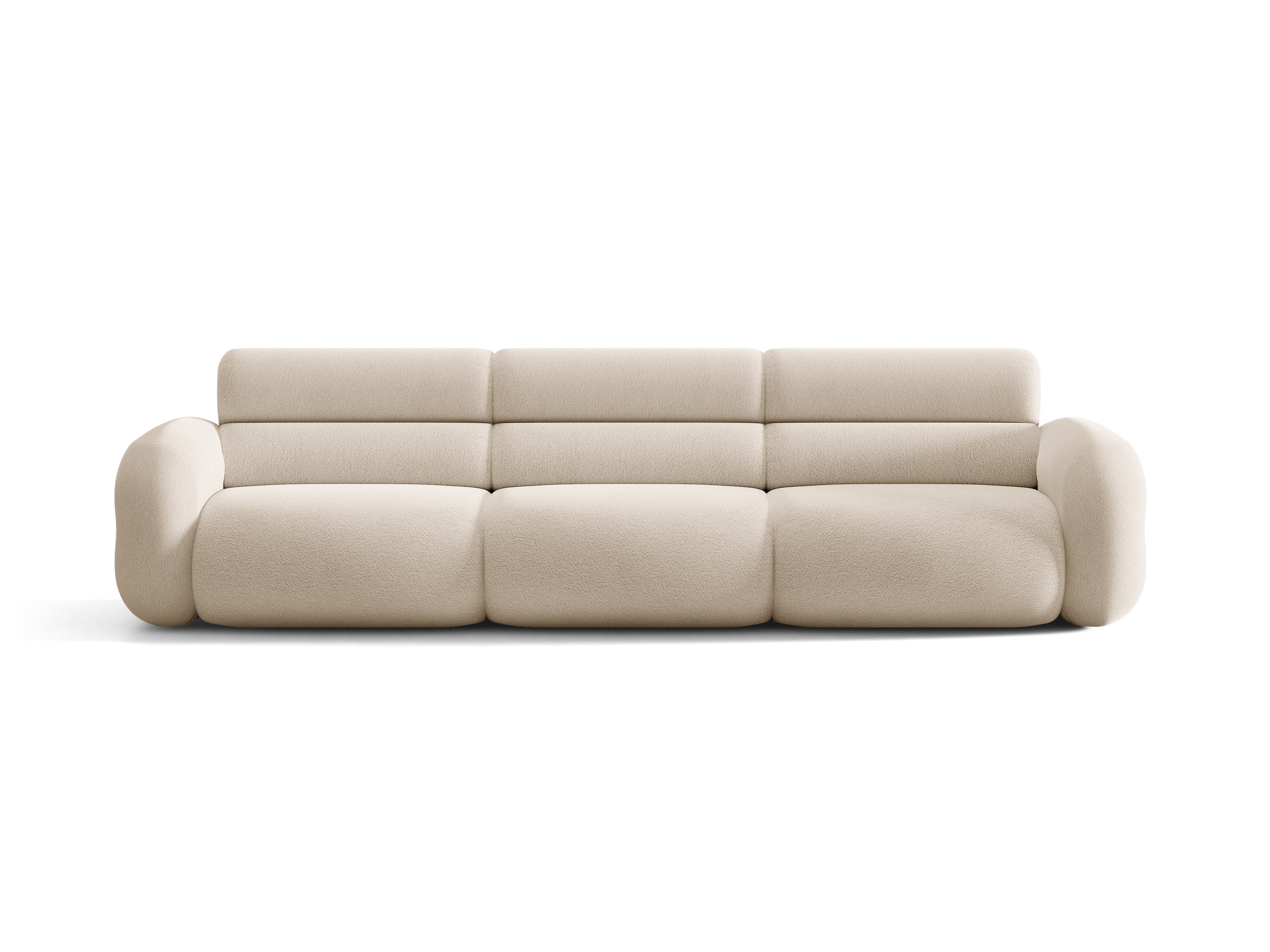 Micadoni Neo viacmiestna pohovka 305 × 100 cm - Buklé Baloo (Bal2074) - Béžová