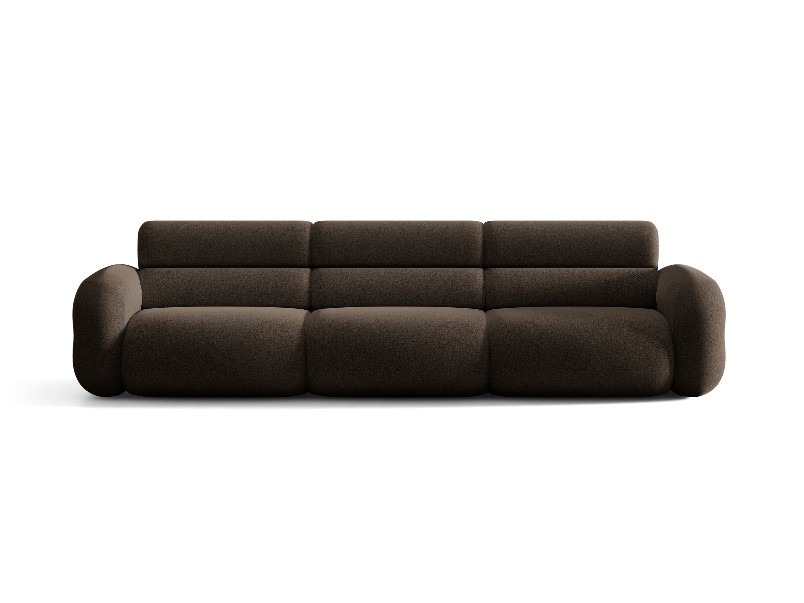 Micadoni Neo viacmiestna pohovka 305 × 100 cm - Buklé Baloo (Bal2081) - Hnedá