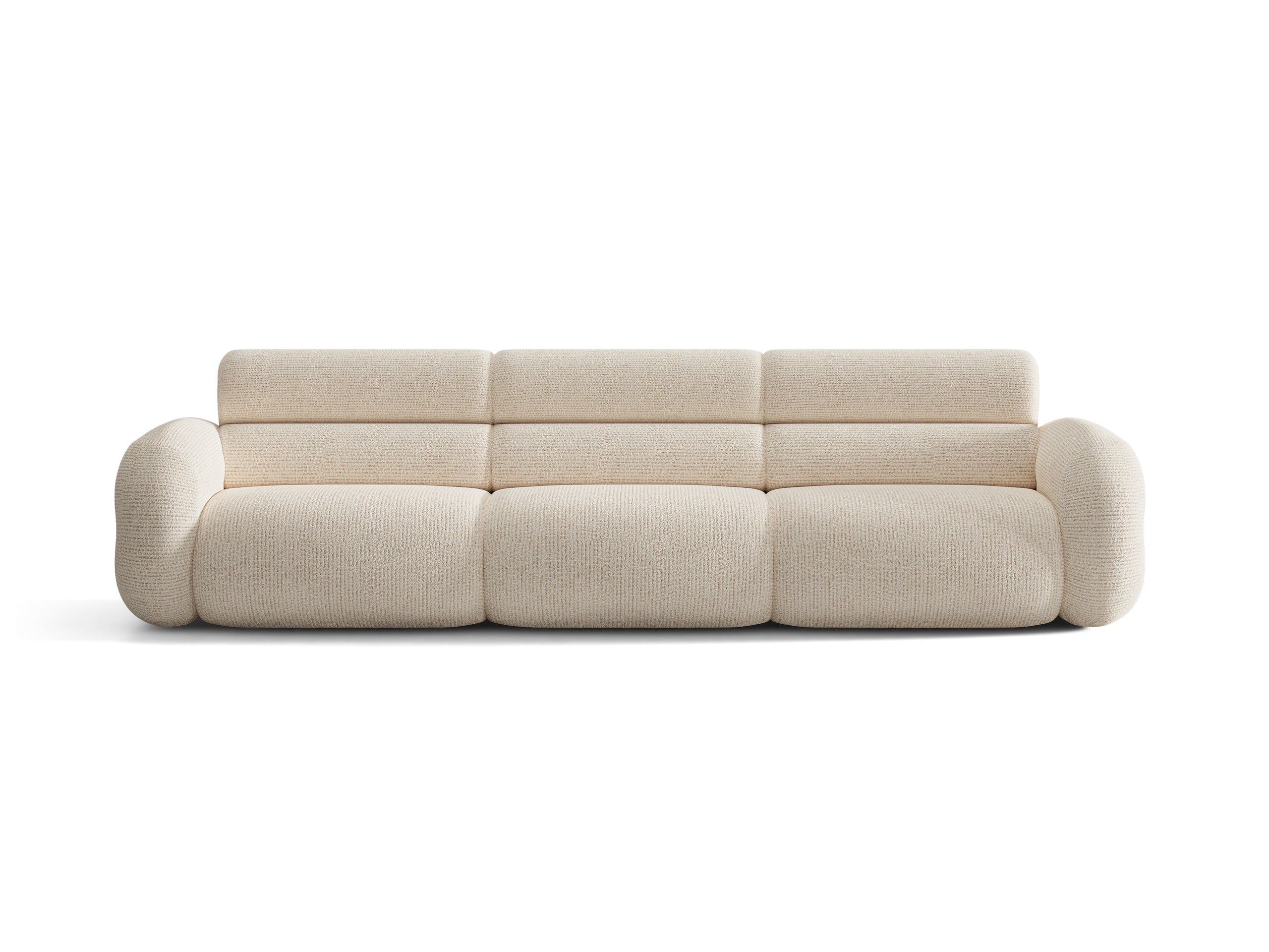 Micadoni Neo viacmiestna pohovka 305 × 100 cm - Ženilka SILENCIO (Sil06) - Svetlobéžová
