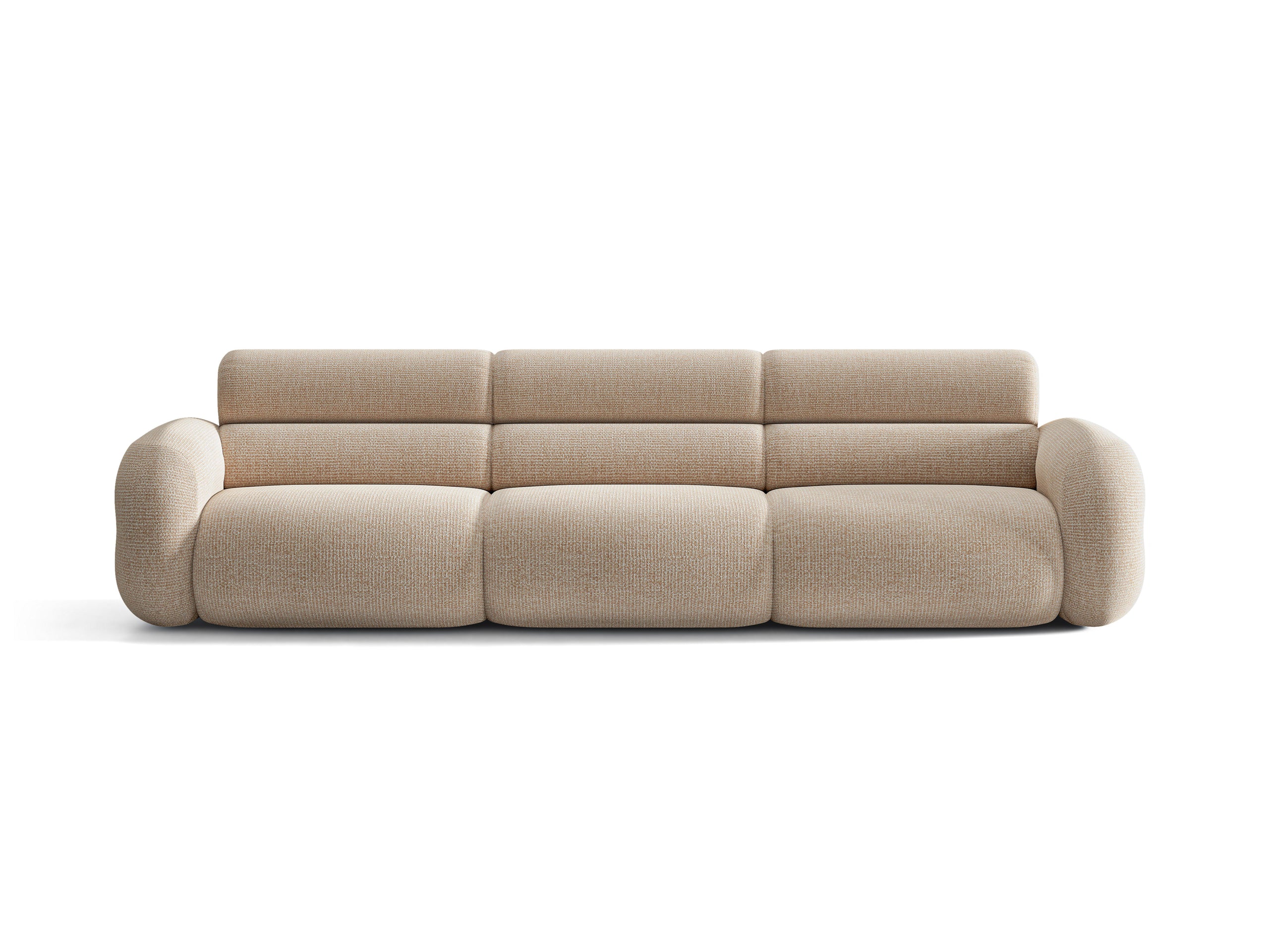 Micadoni Neo viacmiestna pohovka 305 × 100 cm - Ženilka SILENCIO (Sil10) - Piesková