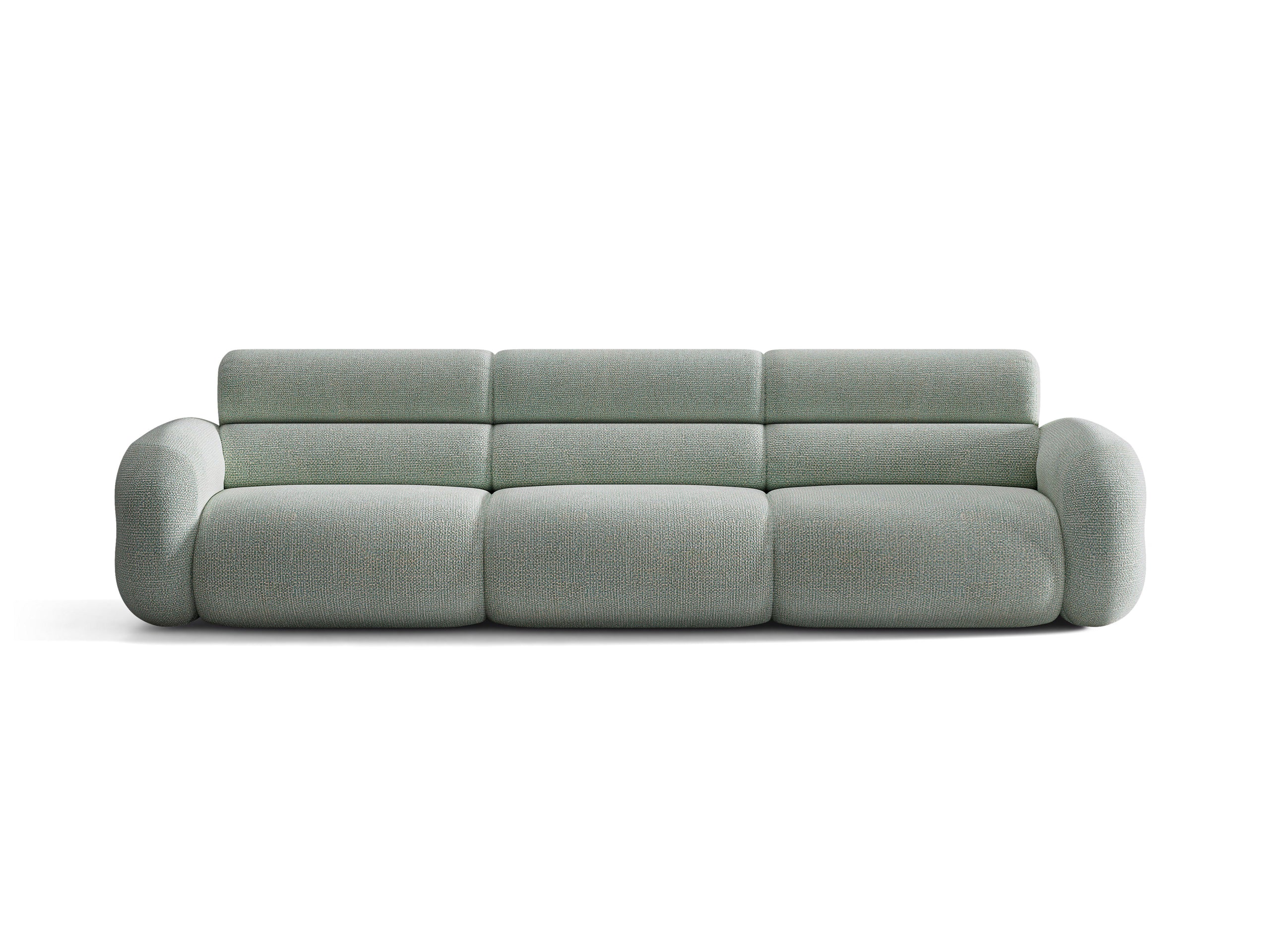 Micadoni Neo viacmiestna pohovka 305 × 100 cm - Ženilka SILENCIO (Sil72) - Tlmená modrá