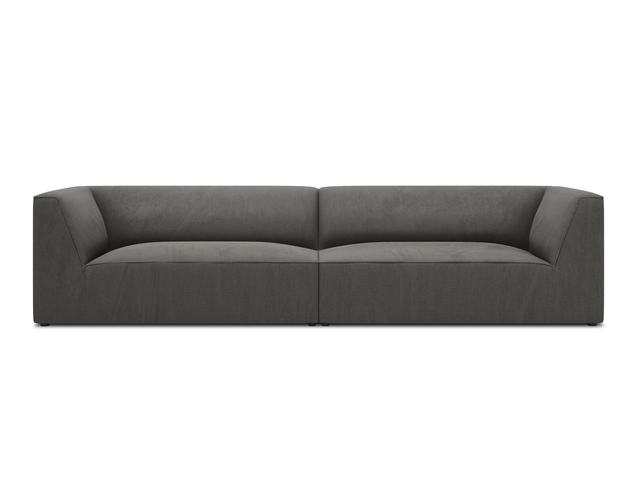 Micadoni Ruby viacmiestna pohovka 302 × 93 cm - Menčester Scala (Scaant) - Tmavosivá