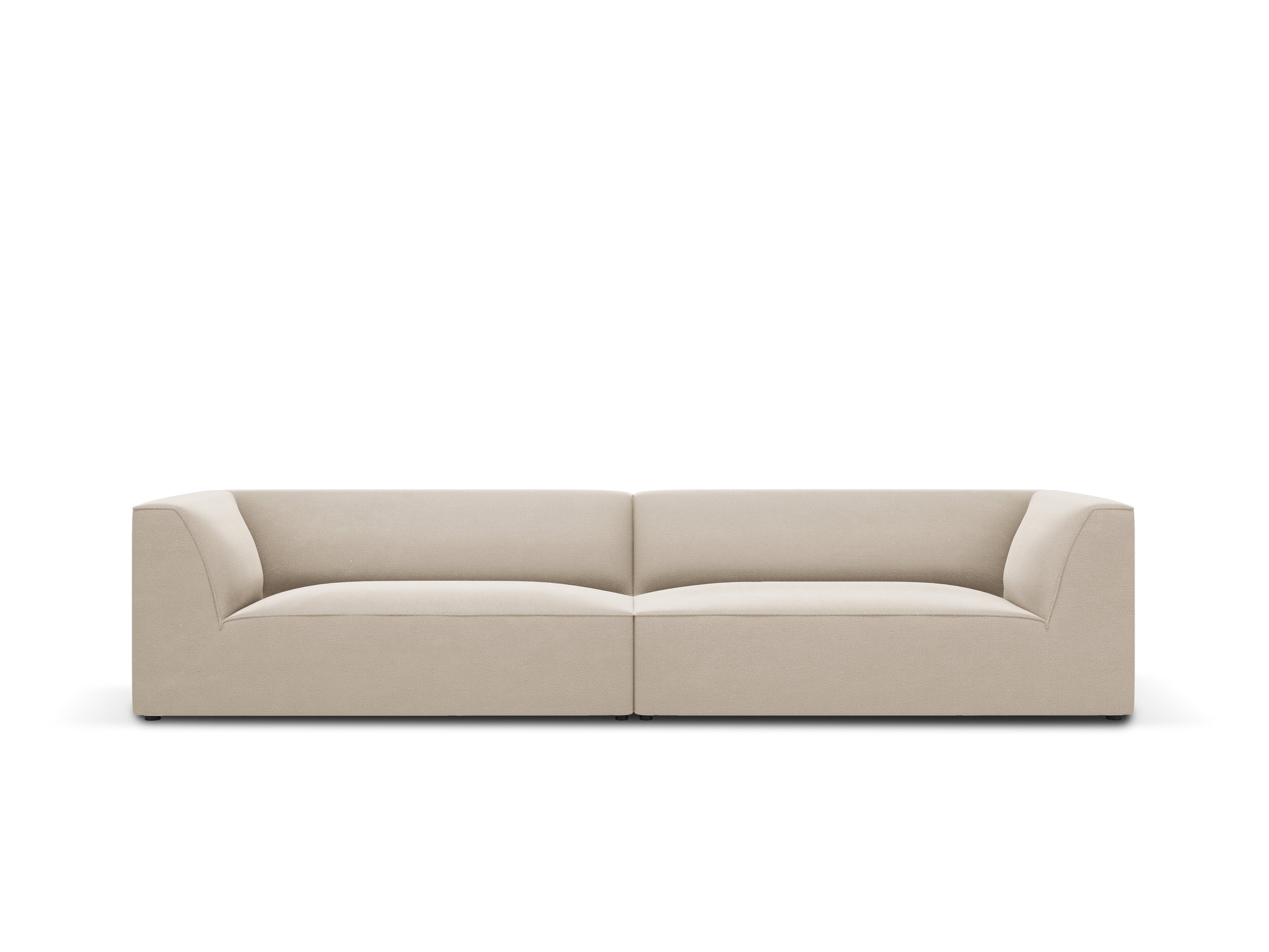 Micadoni Ruby viacmiestna pohovka 302 × 93 cm - Zamat Salvador (Sal1) - Béžová
