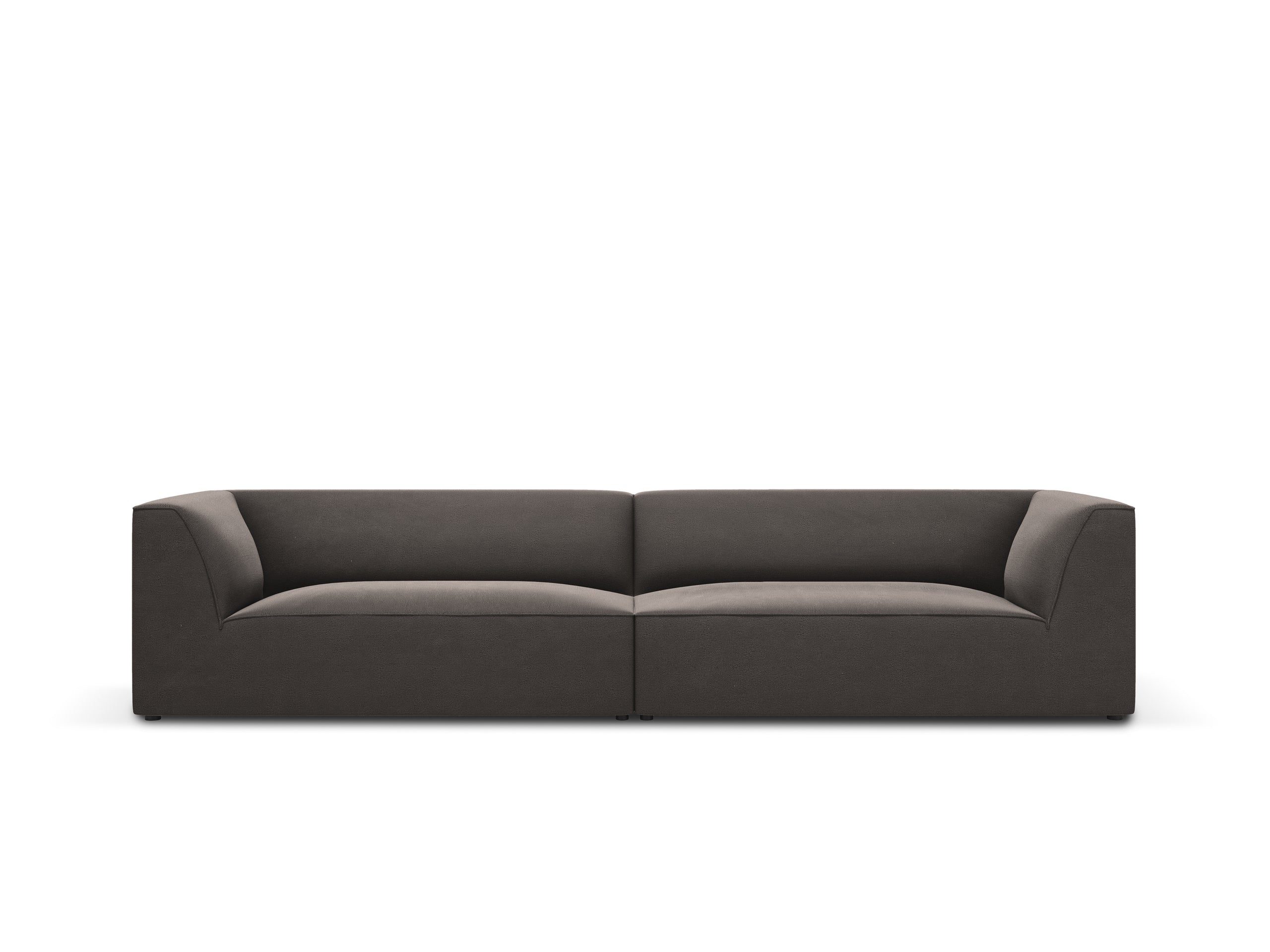 Micadoni Ruby viacmiestna pohovka 302 × 93 cm - Zamat Salvador (Sal18) - Tmavosivá