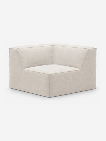 Micadoni Jodie rohový modul sedačky 99 × 99 cm s odnímateľným poťahom