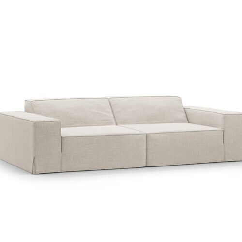 Micadoni Jodie trojmiestna pohovka 204 × 99 cm s odnímateľným poťahom - Materiál nôh: plast