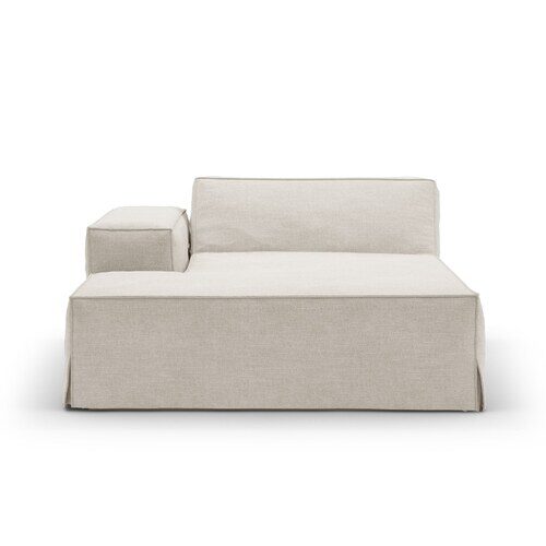 Micadoni Jodie leňoška 102 × 162 cm s poťahom Lins - Materiál nôh: plast