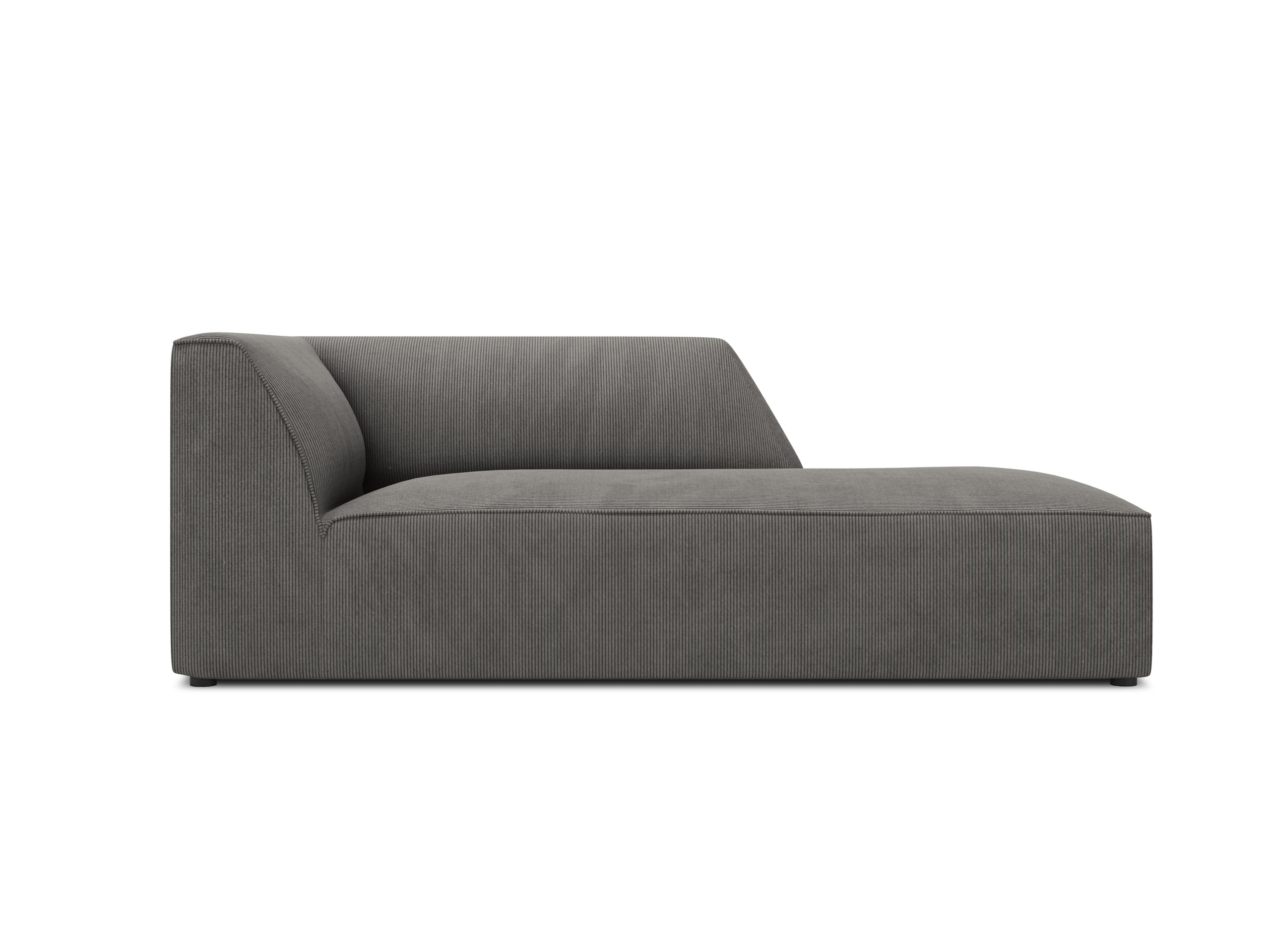 Micadoni Ruby leňoška 93 × 180 cm - Menčester Scala (Scaant) - Tmavosivá - Pravé prevedenie