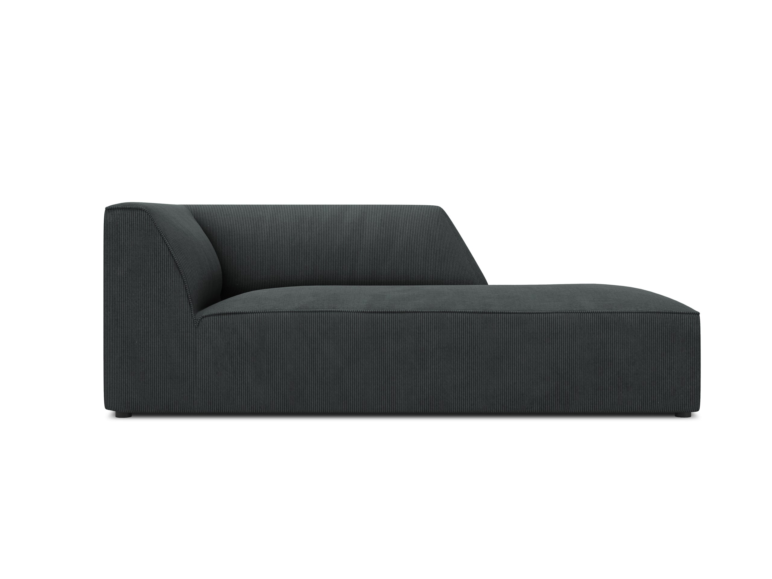 Micadoni Ruby leňoška 93 × 180 cm - Menčester Scala (Scabla) - Čierna - Pravé prevedenie