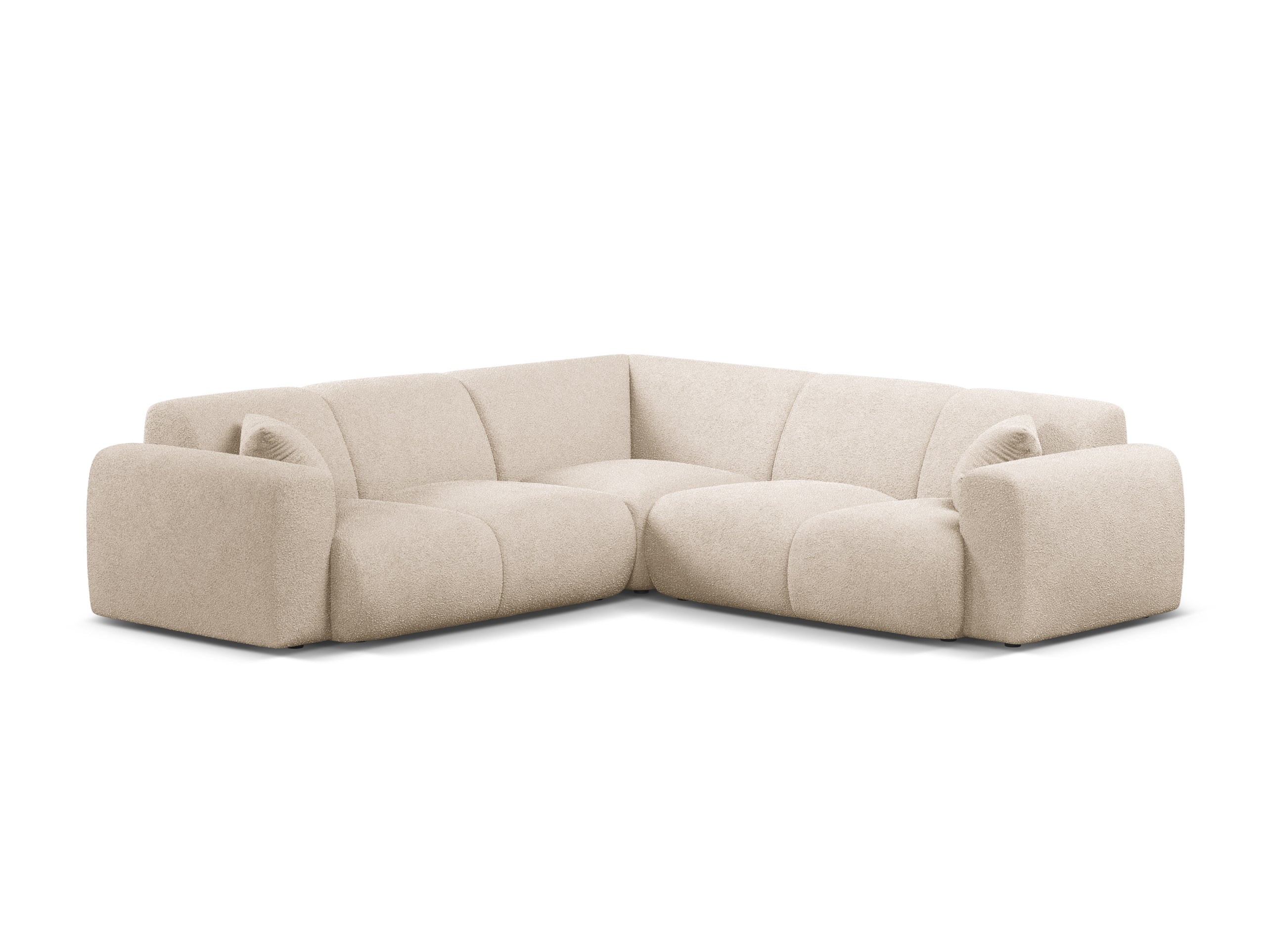 Micadoni Molino symetrická rohová sedačka 252 × 252 cm - Buklé Baloo (Bal2074) - Béžová