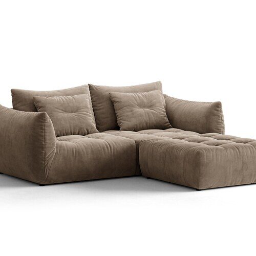 Micadoni Bloom rohová sedačka 232 × 214 cm - Materiál nôh: plast