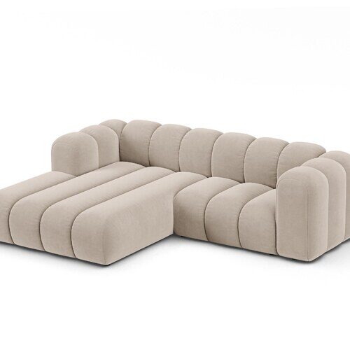 Micadoni Lupine rohová sedačka 230 × 177 cm - Materiál nôh: plast